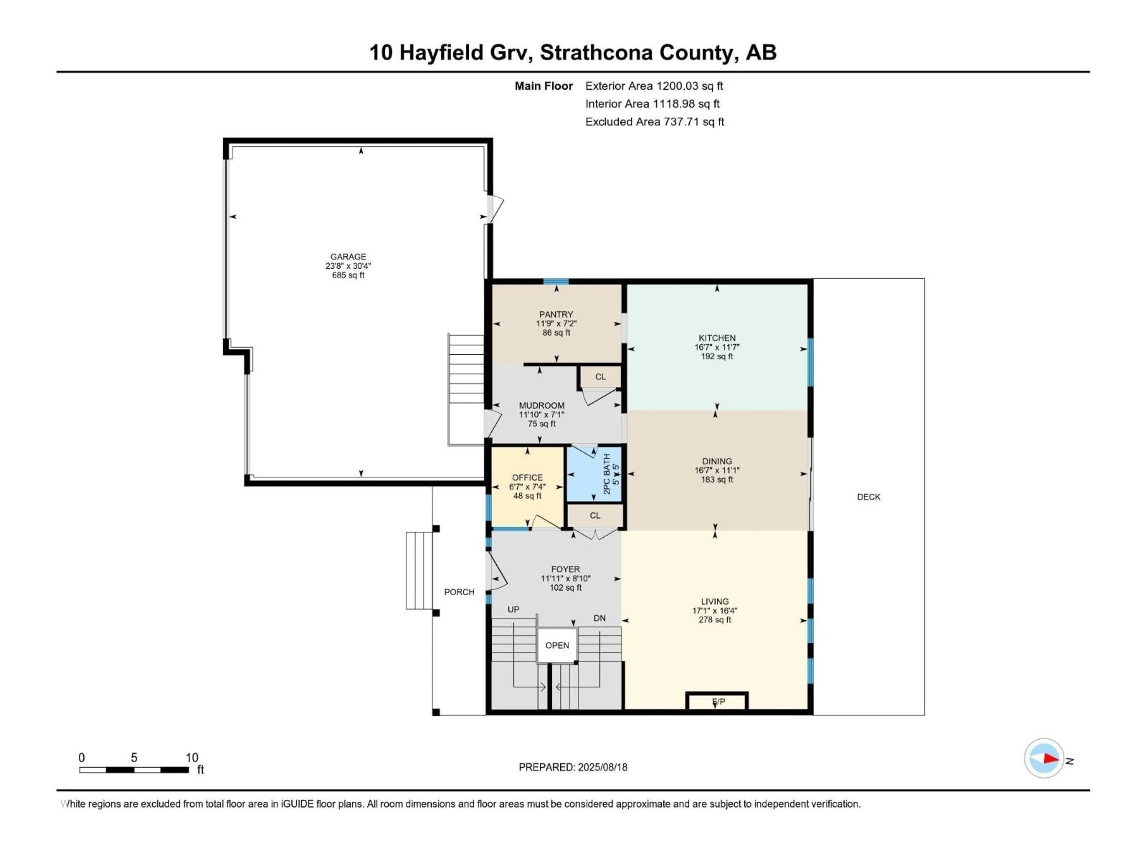 Floor plan for 10 HAYFIELD GV, Ardrossan Alberta T8E0A8