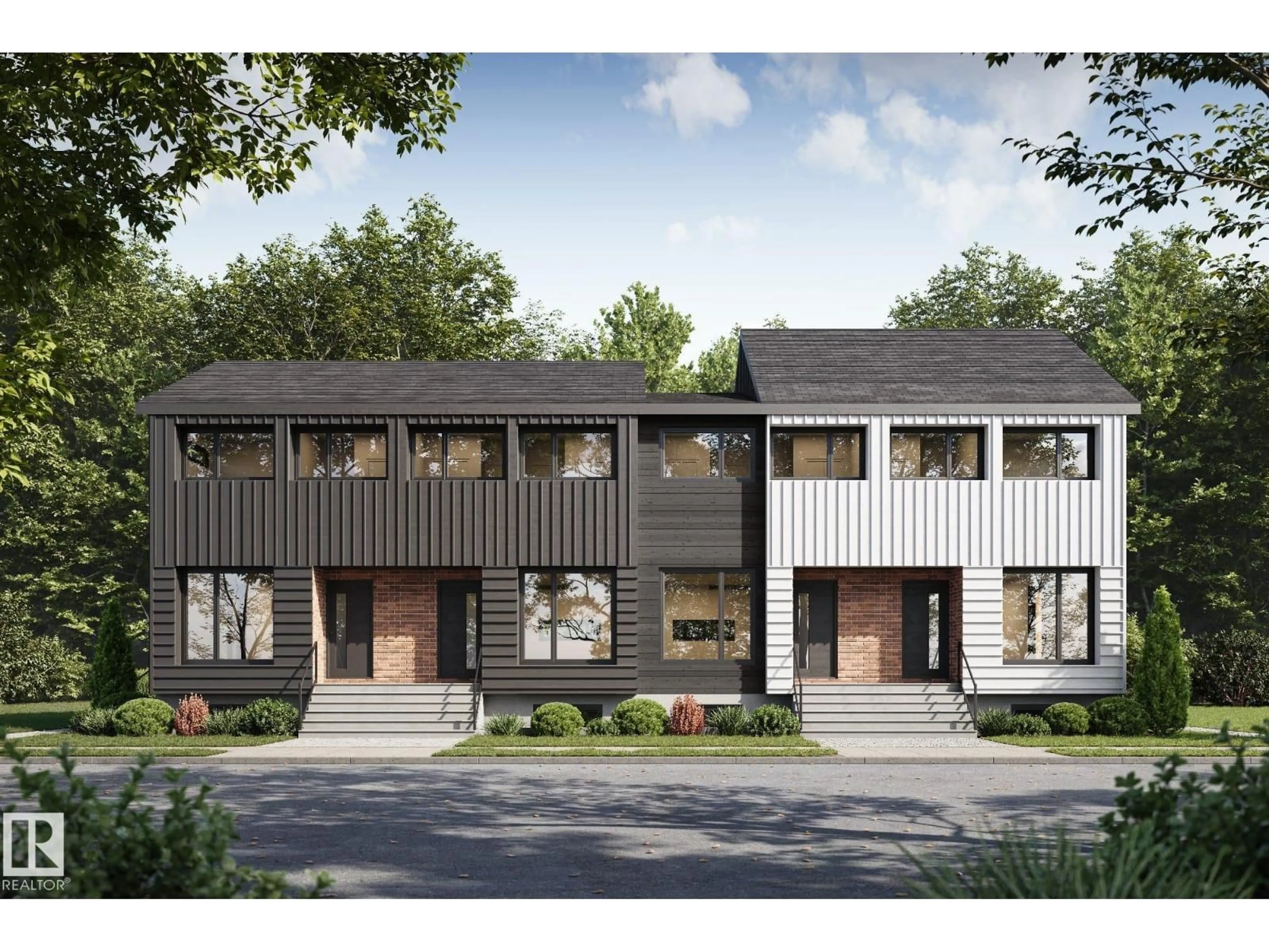 Home with brick exterior material, street for 12803 124 AV, Edmonton Alberta T5L3H9