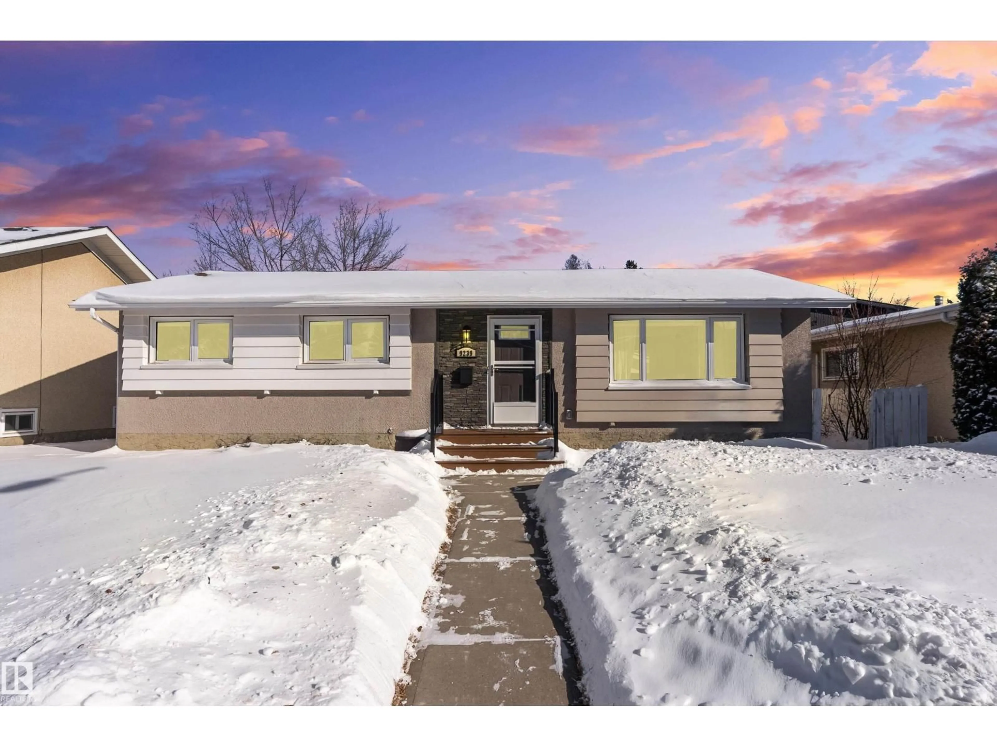 Home with brick exterior material, street for 9239 OTTEWELL RD, Edmonton Alberta T6B2C8