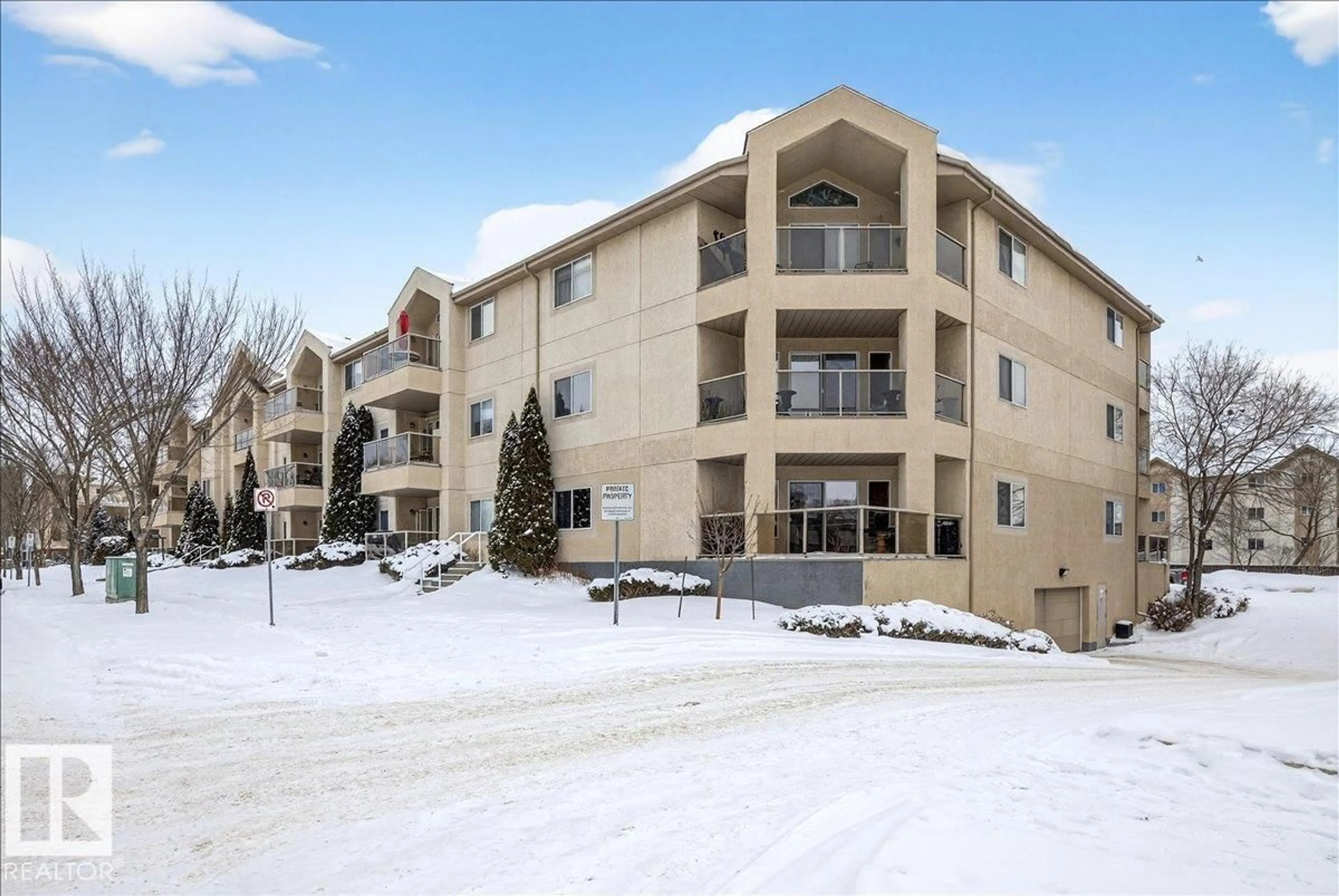 Patio, mountain view for 318 - 6623 172 ST NW, Edmonton Alberta T5T6J2