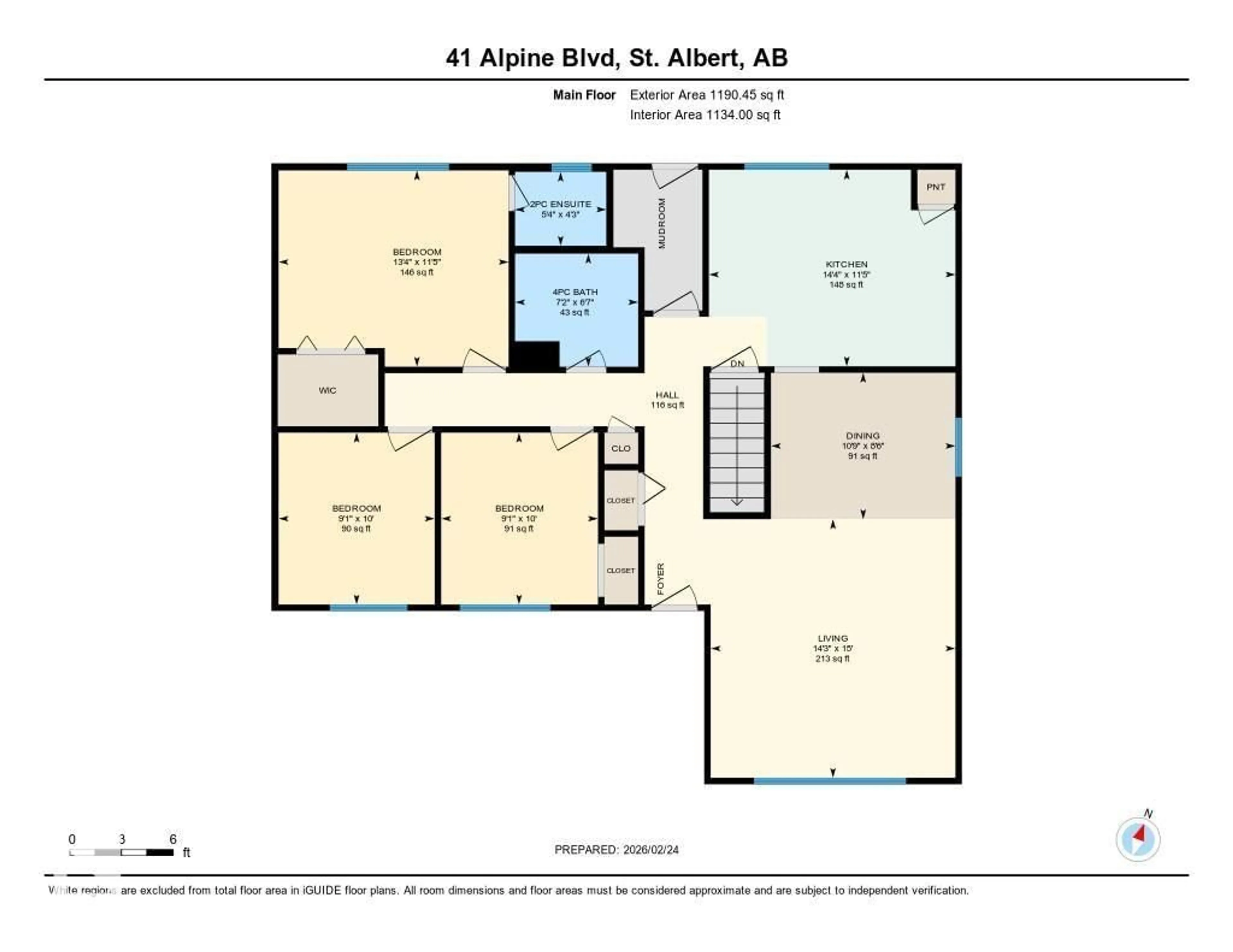 Floor plan for 41 ALPINE BV, St. Albert Alberta T8N2M6