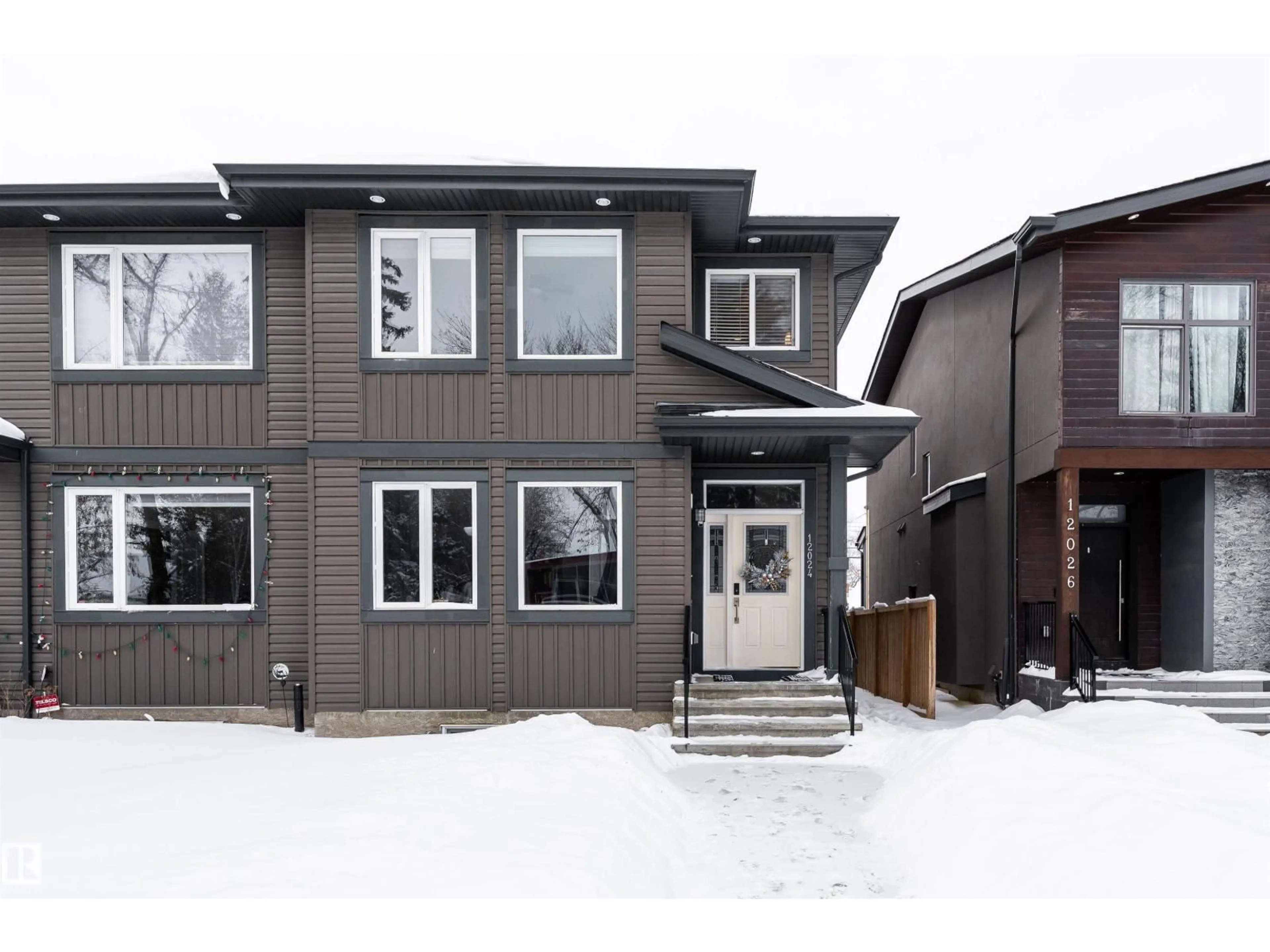 Home with vinyl exterior material, street for NW - 12024 122 ST, Edmonton Alberta T5L0C6