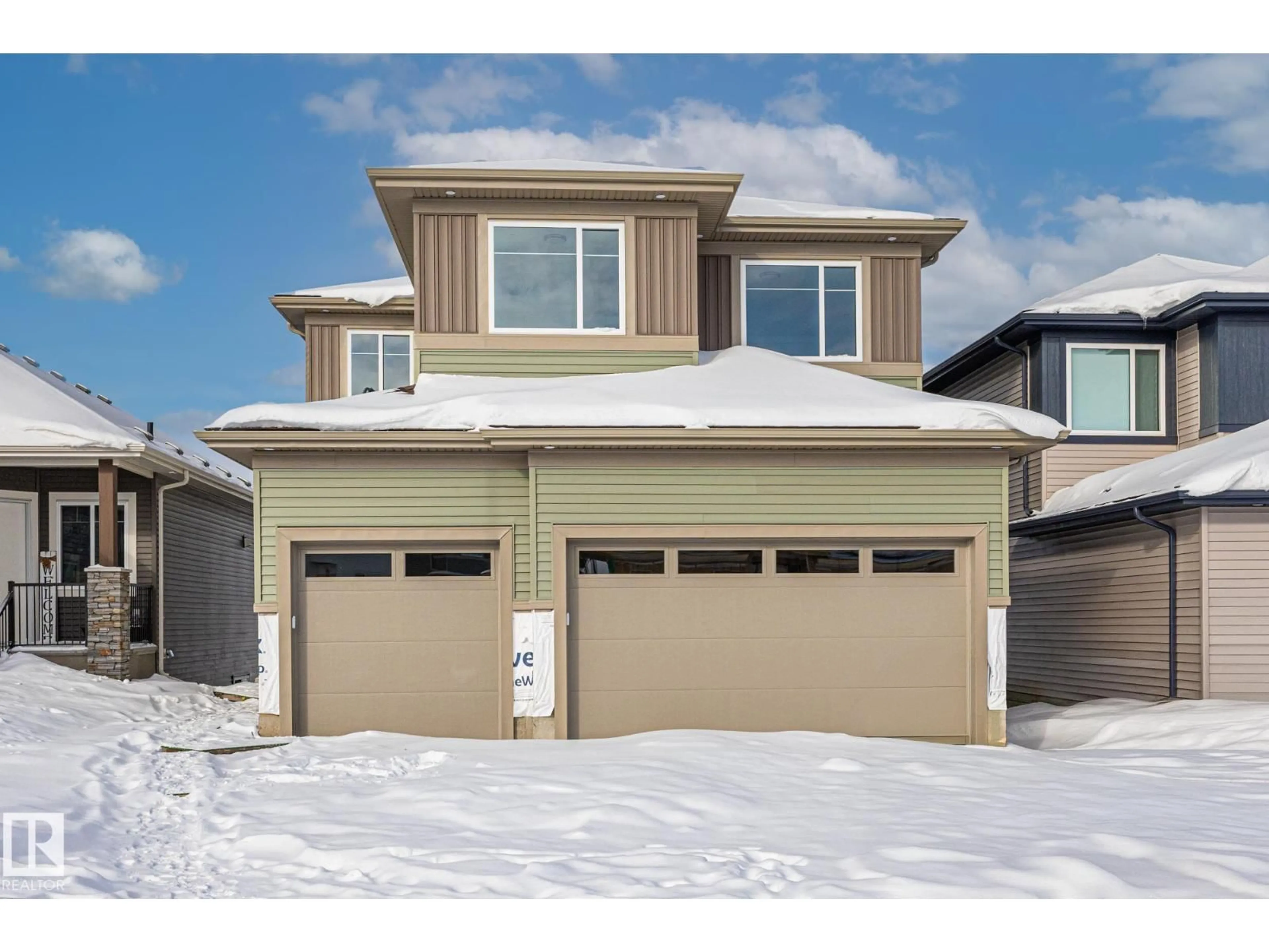 Home with vinyl exterior material, street for 28 HARLEY WY, Spruce Grove Alberta T7X0X4