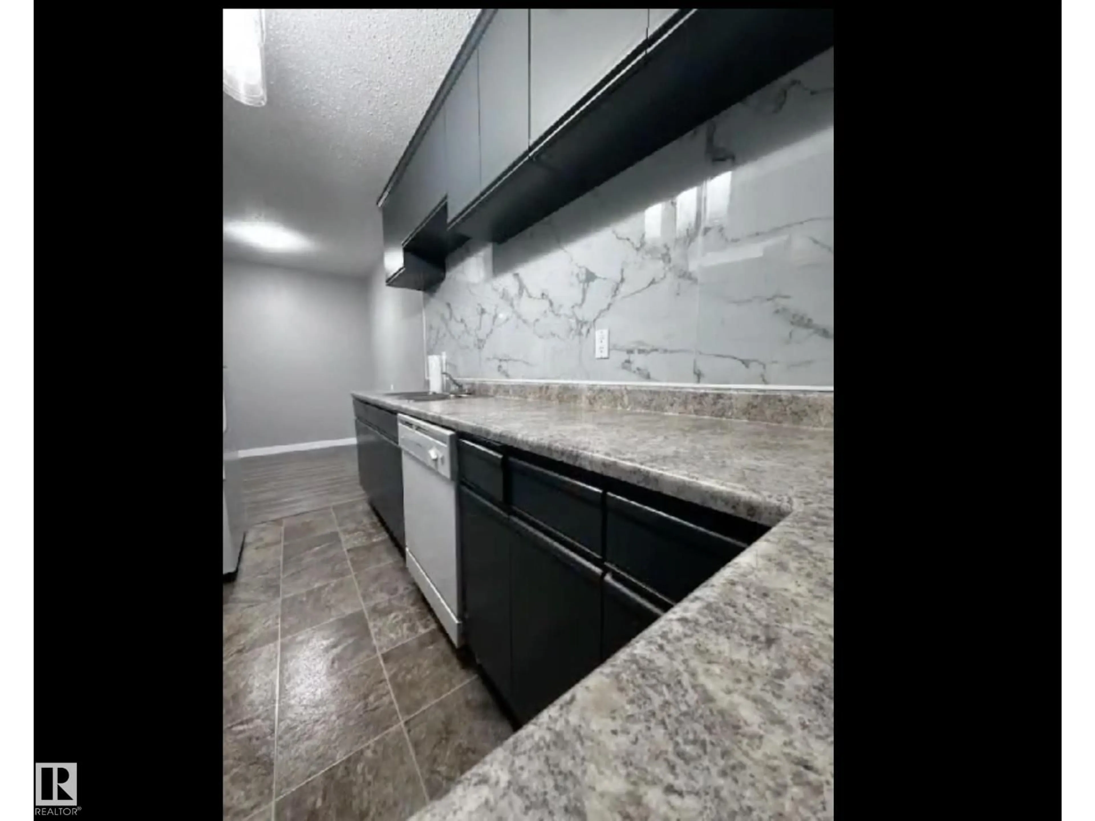 Standard kitchen, ceramic/tile floor for 302 - 49 AKINS DR, St. Albert Alberta T8N3M6
