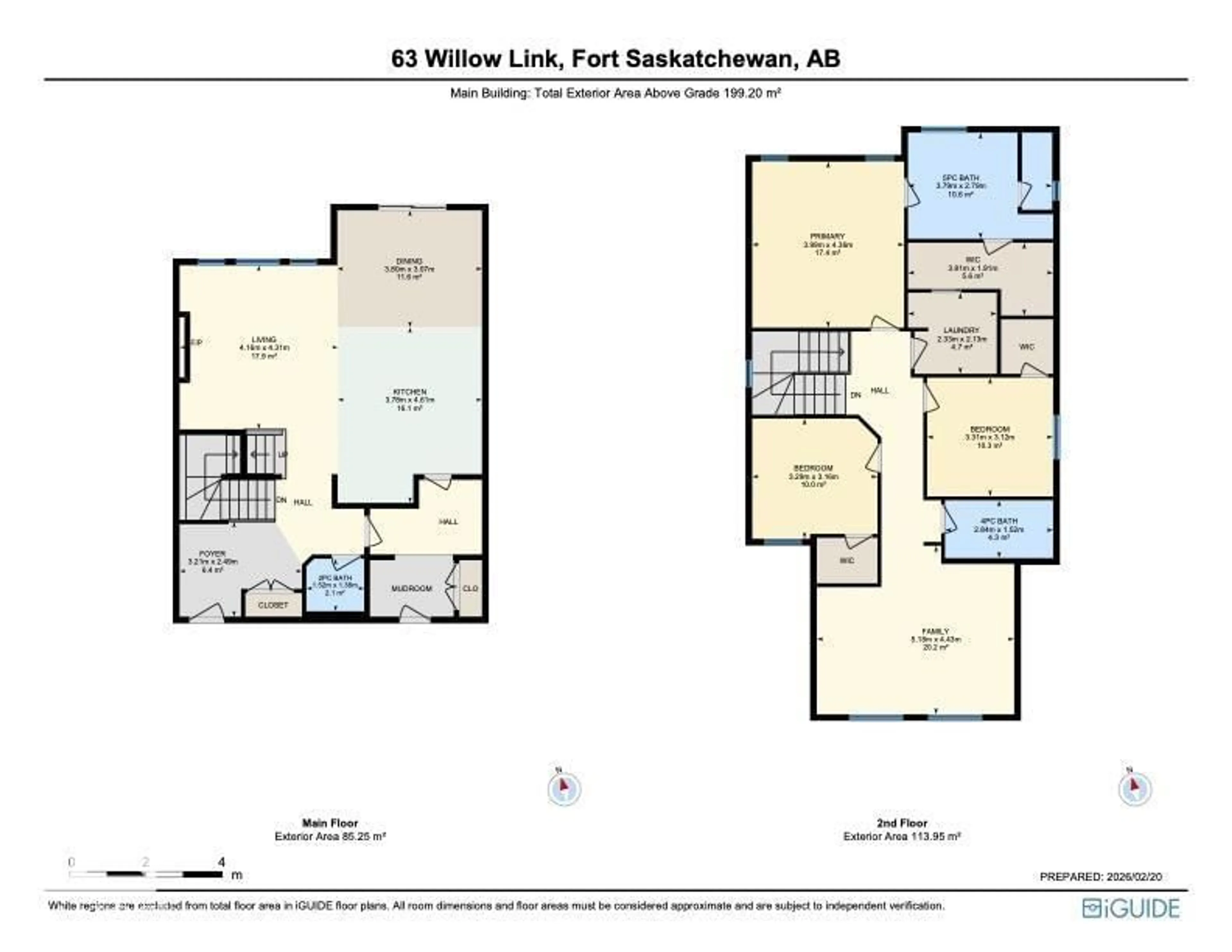 Floor plan for 63 WILLOW LI, Fort Saskatchewan Alberta T8L0W8