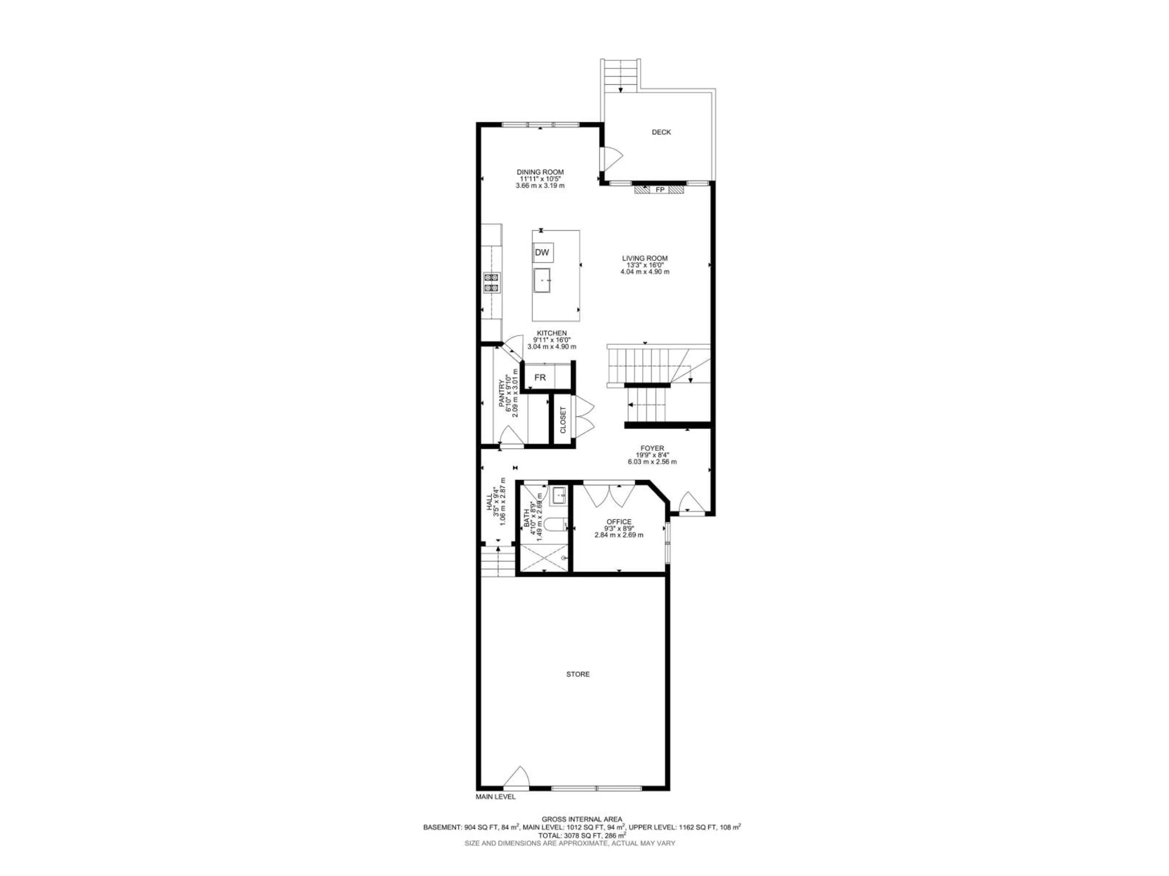 Floor plan for 103 DANSEREAU WY, Beaumont Alberta T4X3E2