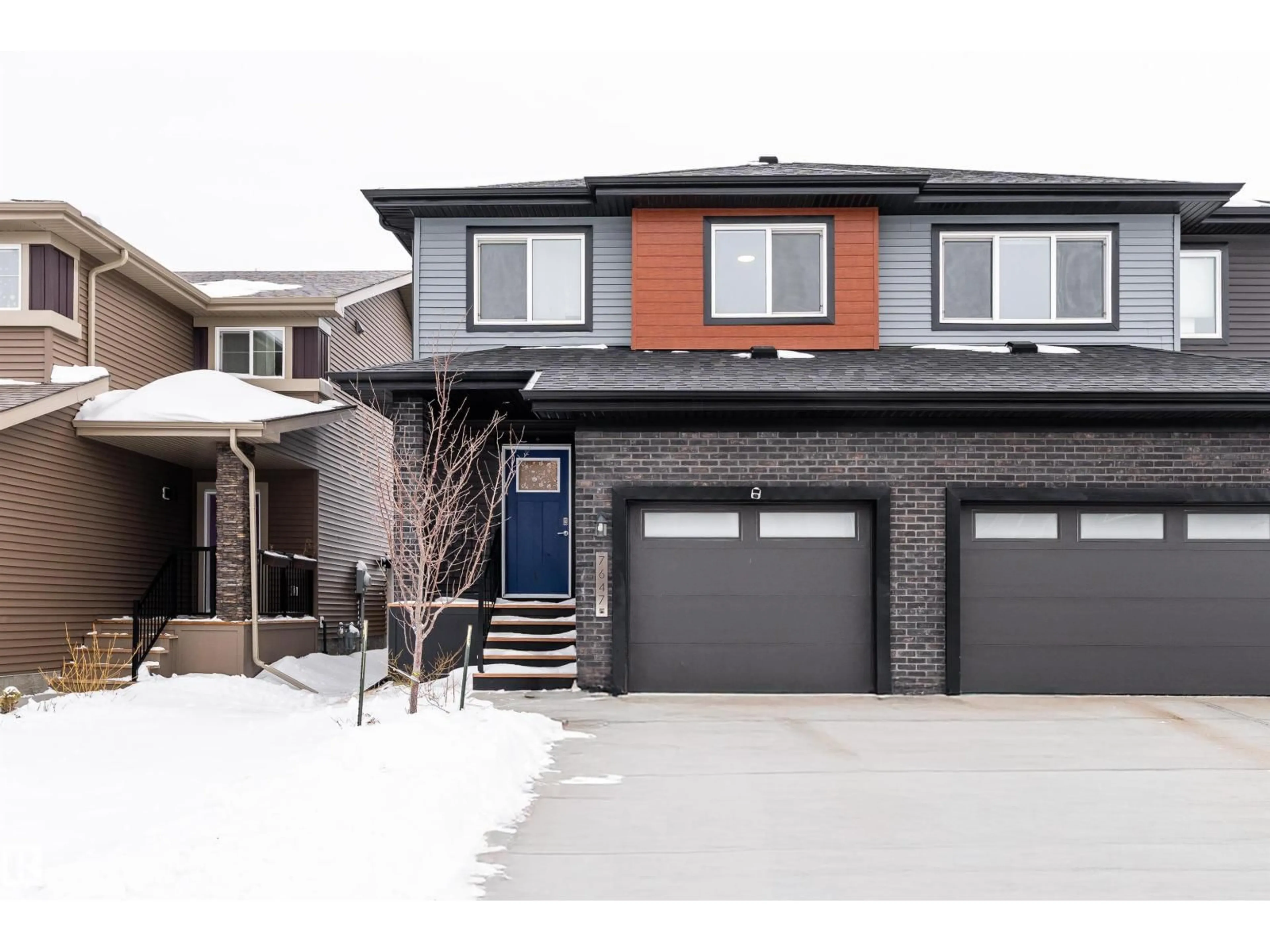 Home with brick exterior material, street for 7647 KORULUK PL, Edmonton Alberta T6W4R7