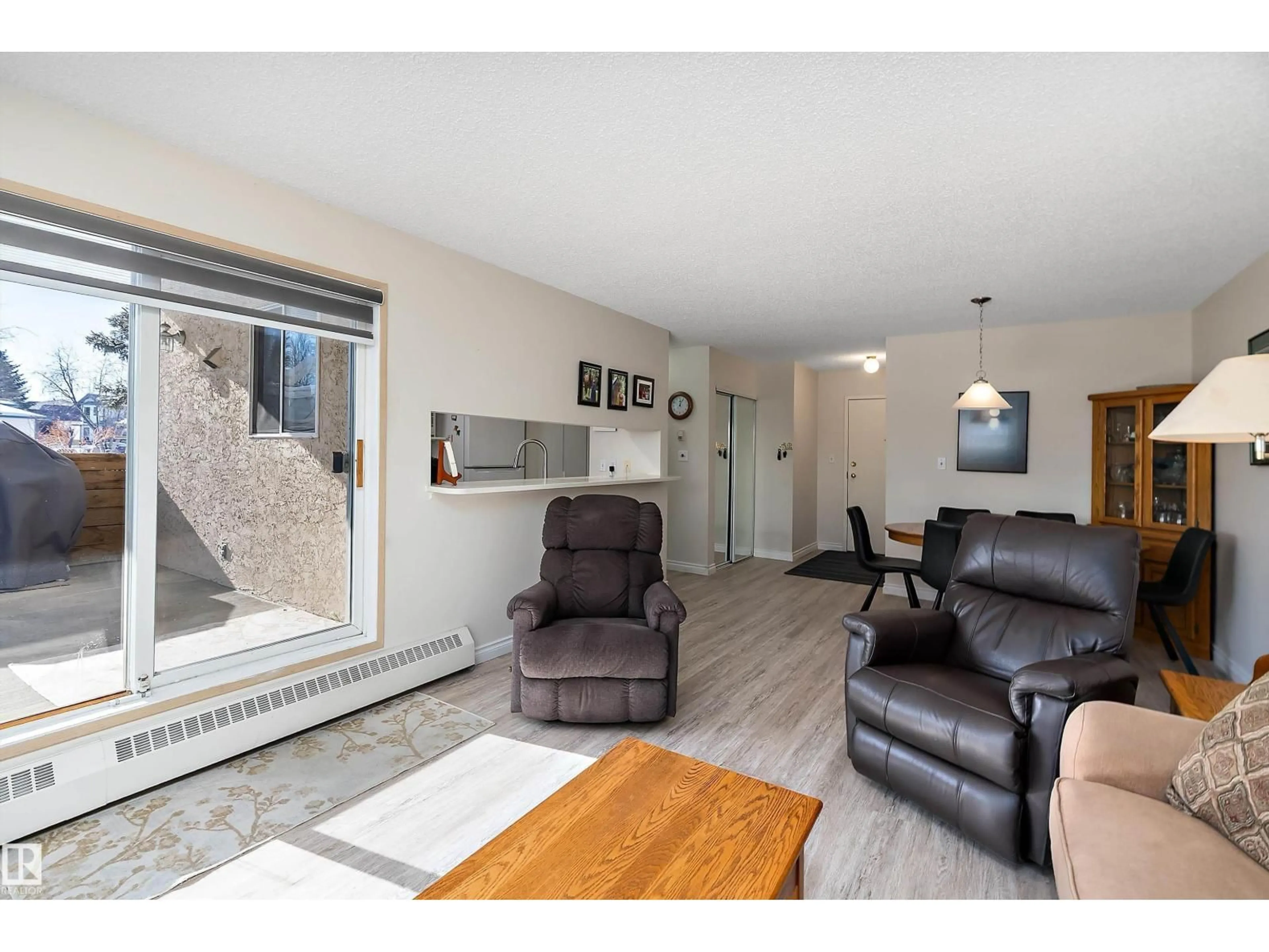 Living room with furniture, unknown for 116 - 11620 9A AV, Edmonton Alberta T6J7B4