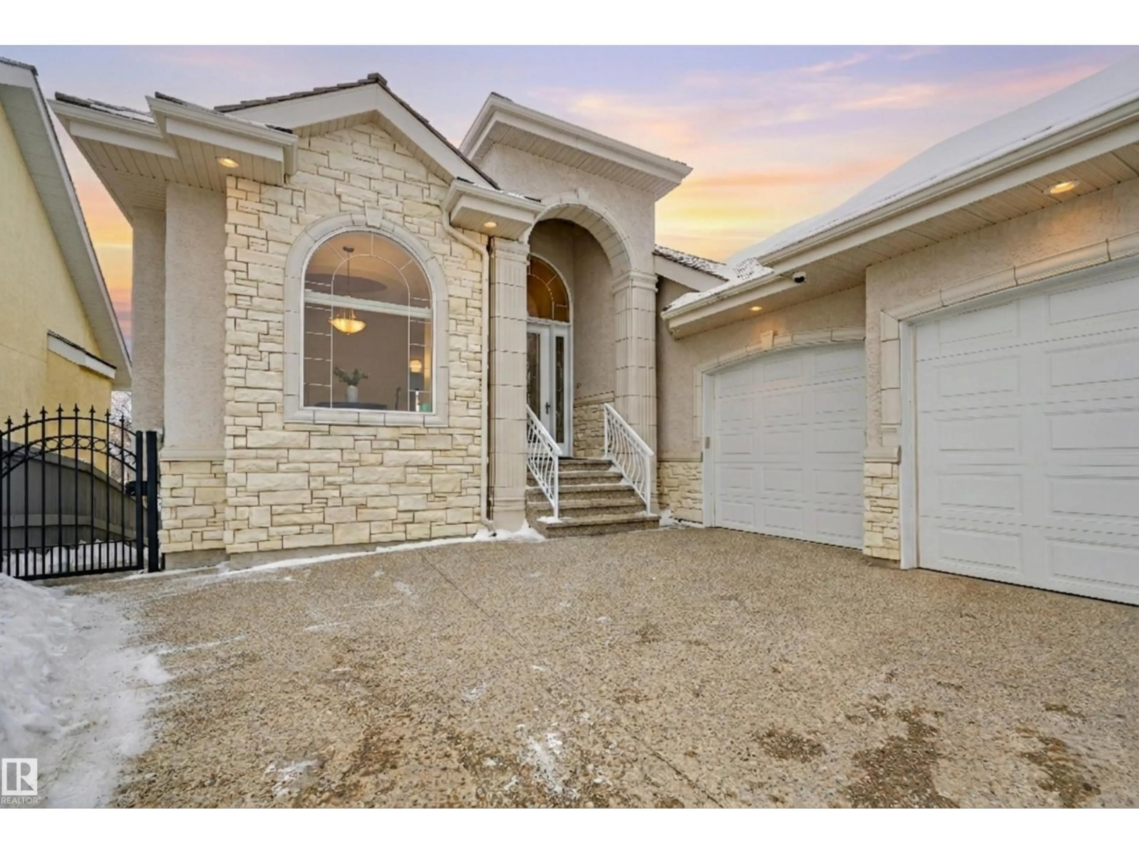 Home with brick exterior material, street for 192 DARLINGTON CR, Edmonton Alberta T6M2T2