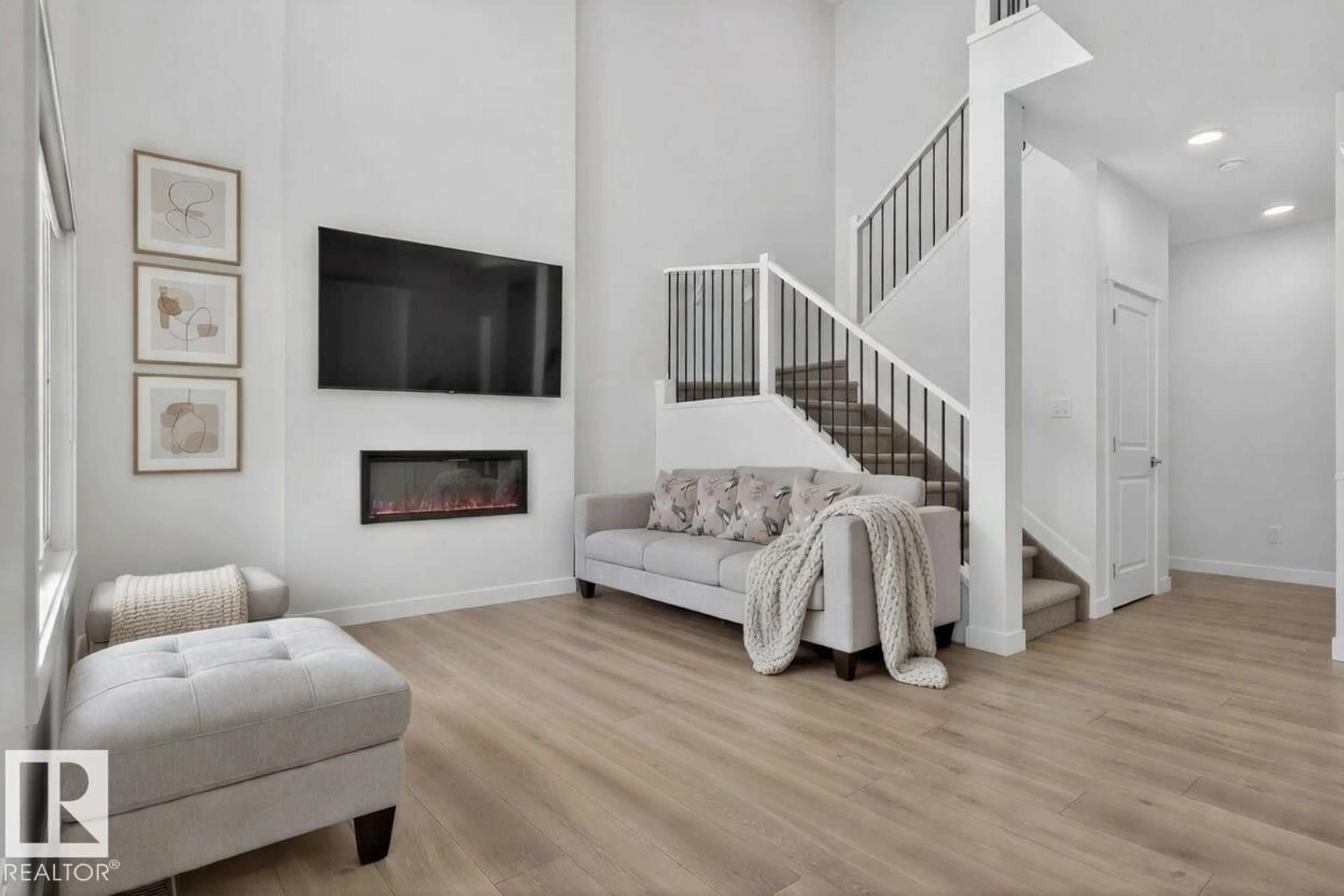 Living room with furniture, unknown for 7344 177 AV, Edmonton Alberta T5Z0V9