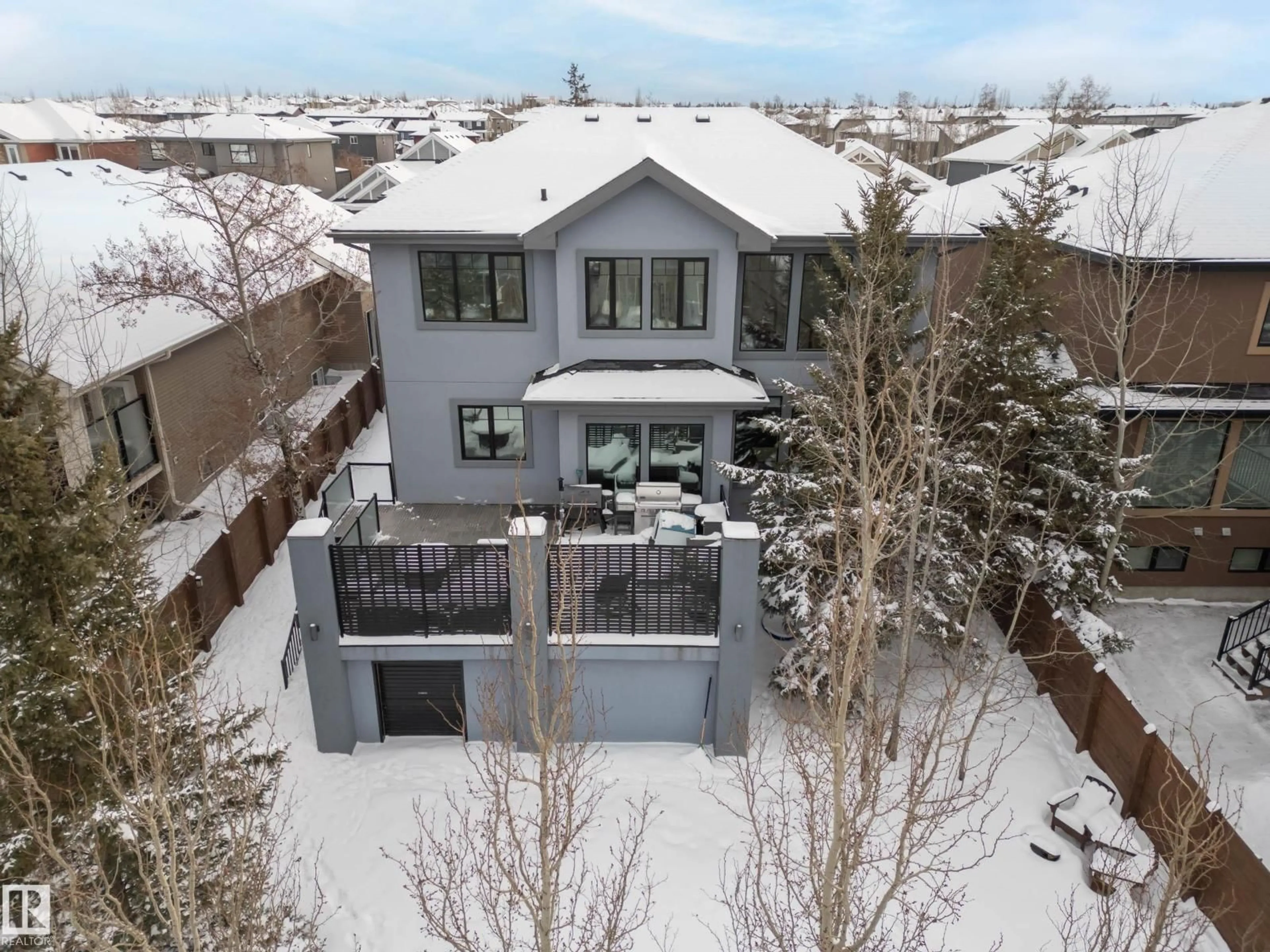 A pic from outside/outdoor area/front of a property/back of a property/a pic from drone, unknown for 54 KENTON WOODS LN, Spruce Grove Alberta T7X0P8