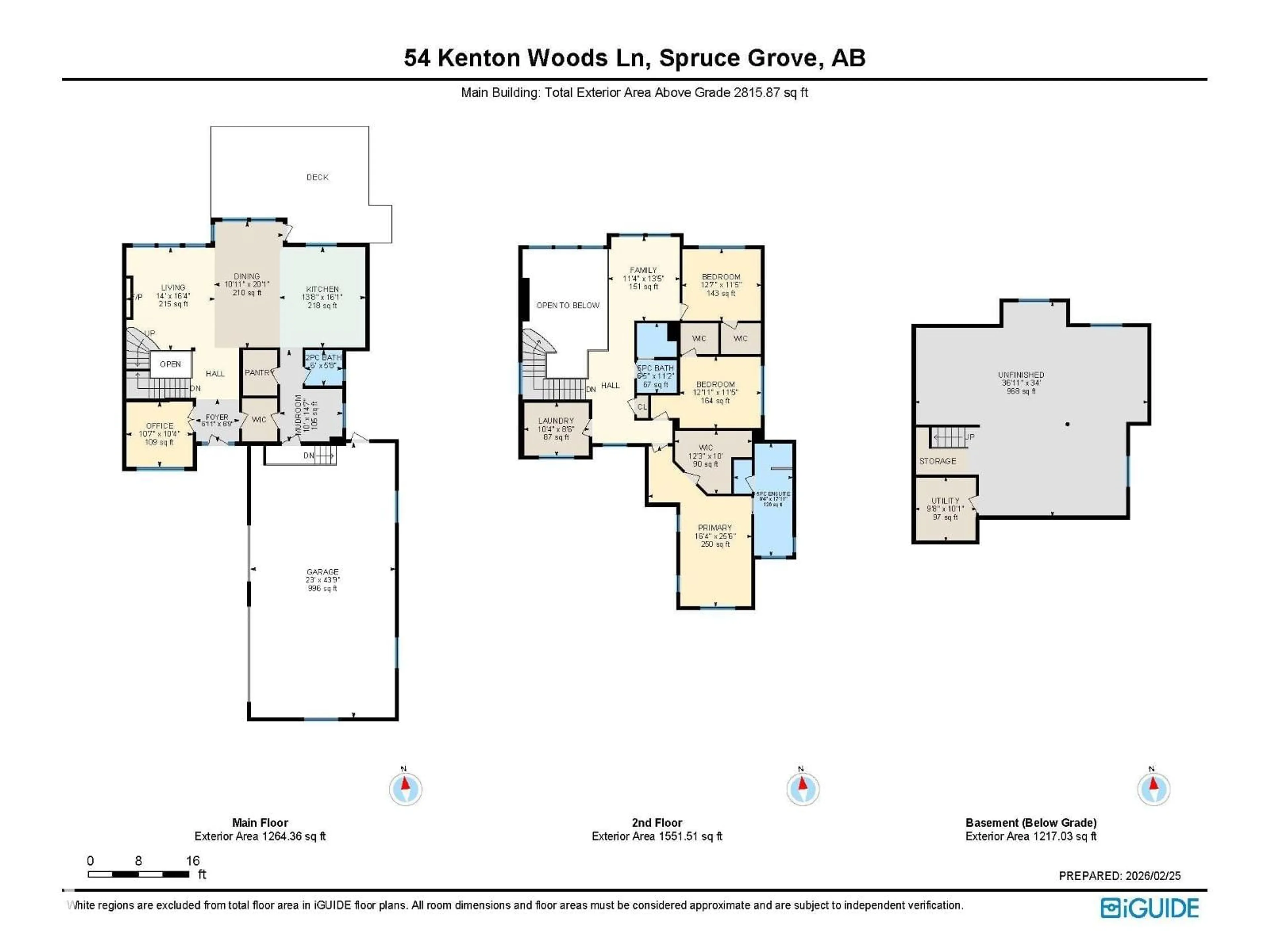 Floor plan for 54 KENTON WOODS LN, Spruce Grove Alberta T7X0P8