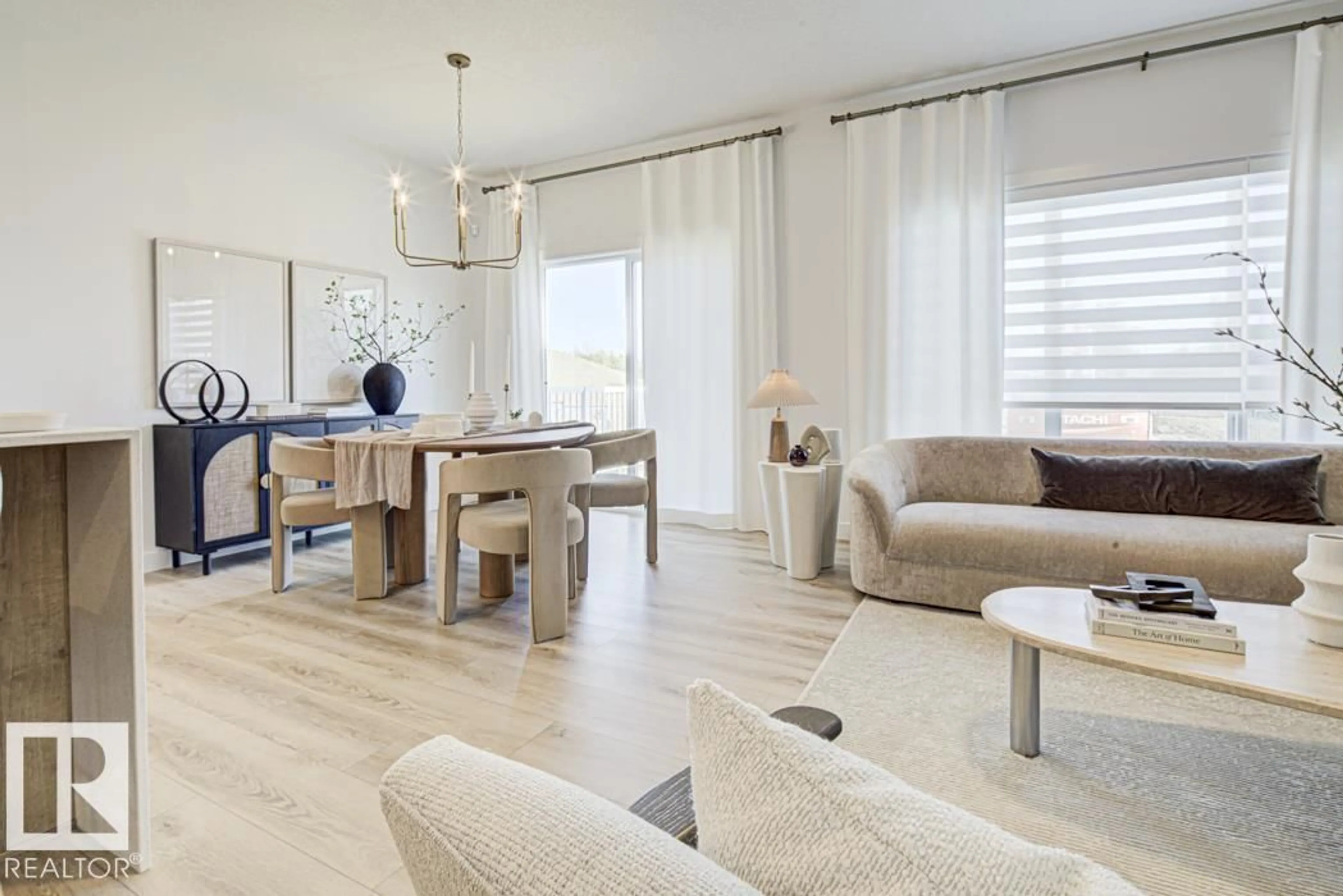 Living room with furniture, unknown for NE - 17608 4 ST, Edmonton Alberta T5Y4K6