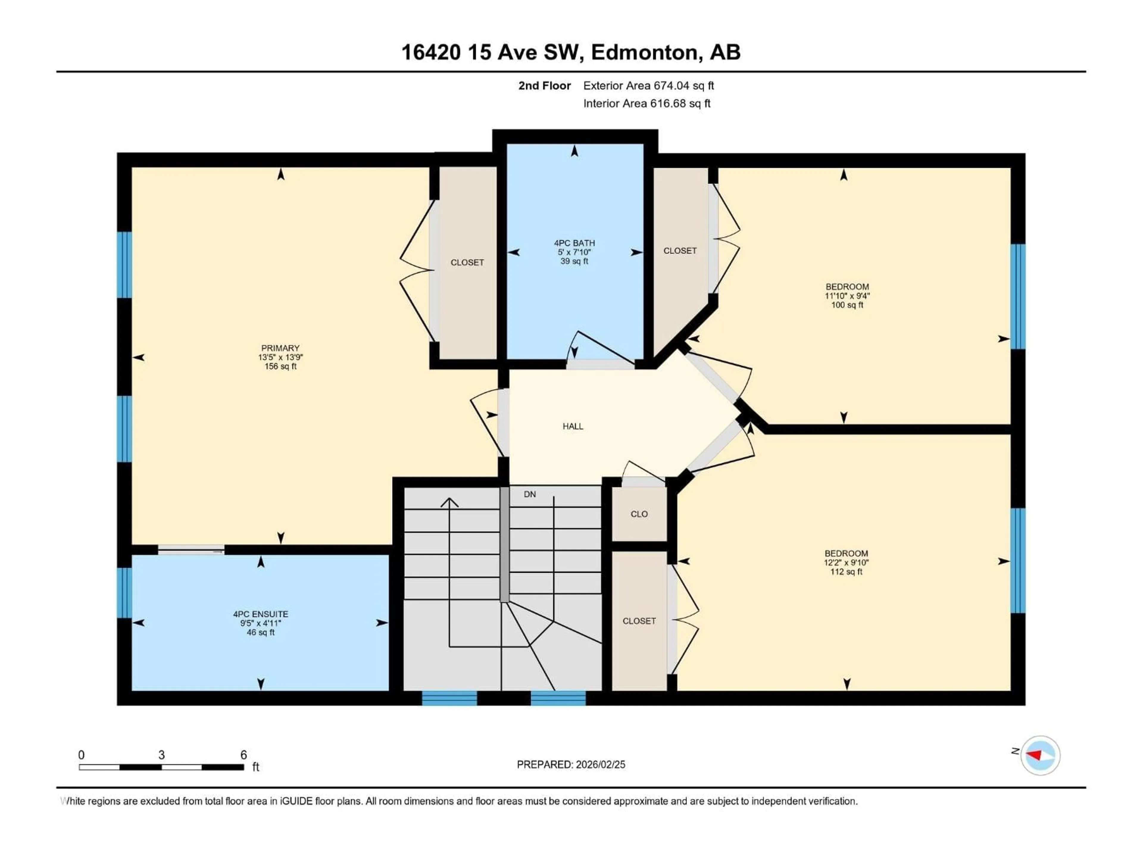 Floor plan for SW - 16420 15 AV, Edmonton Alberta T6W2T2