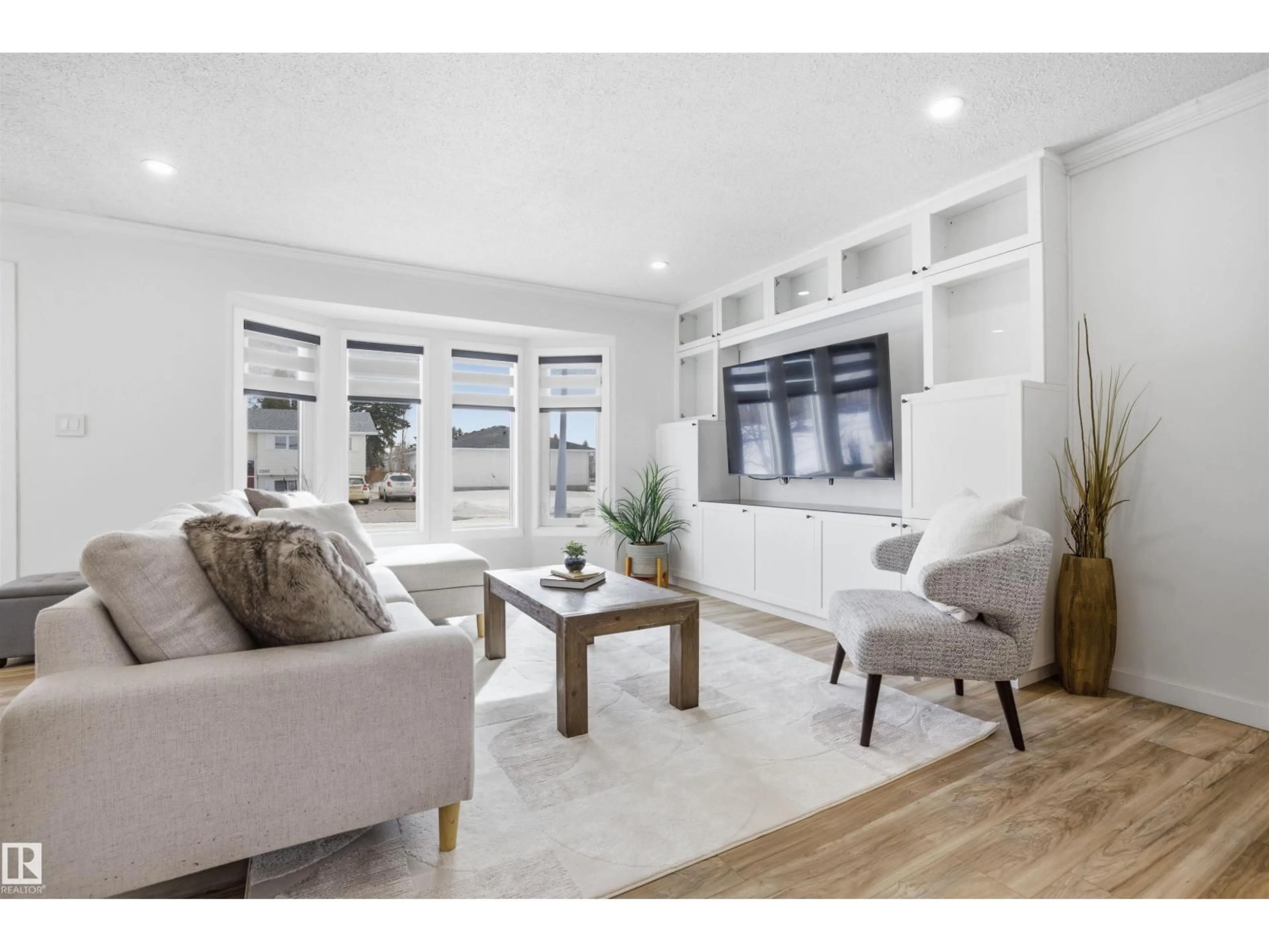 Living room with furniture, unknown for 4204 41B ST, Leduc Alberta T9E4S5