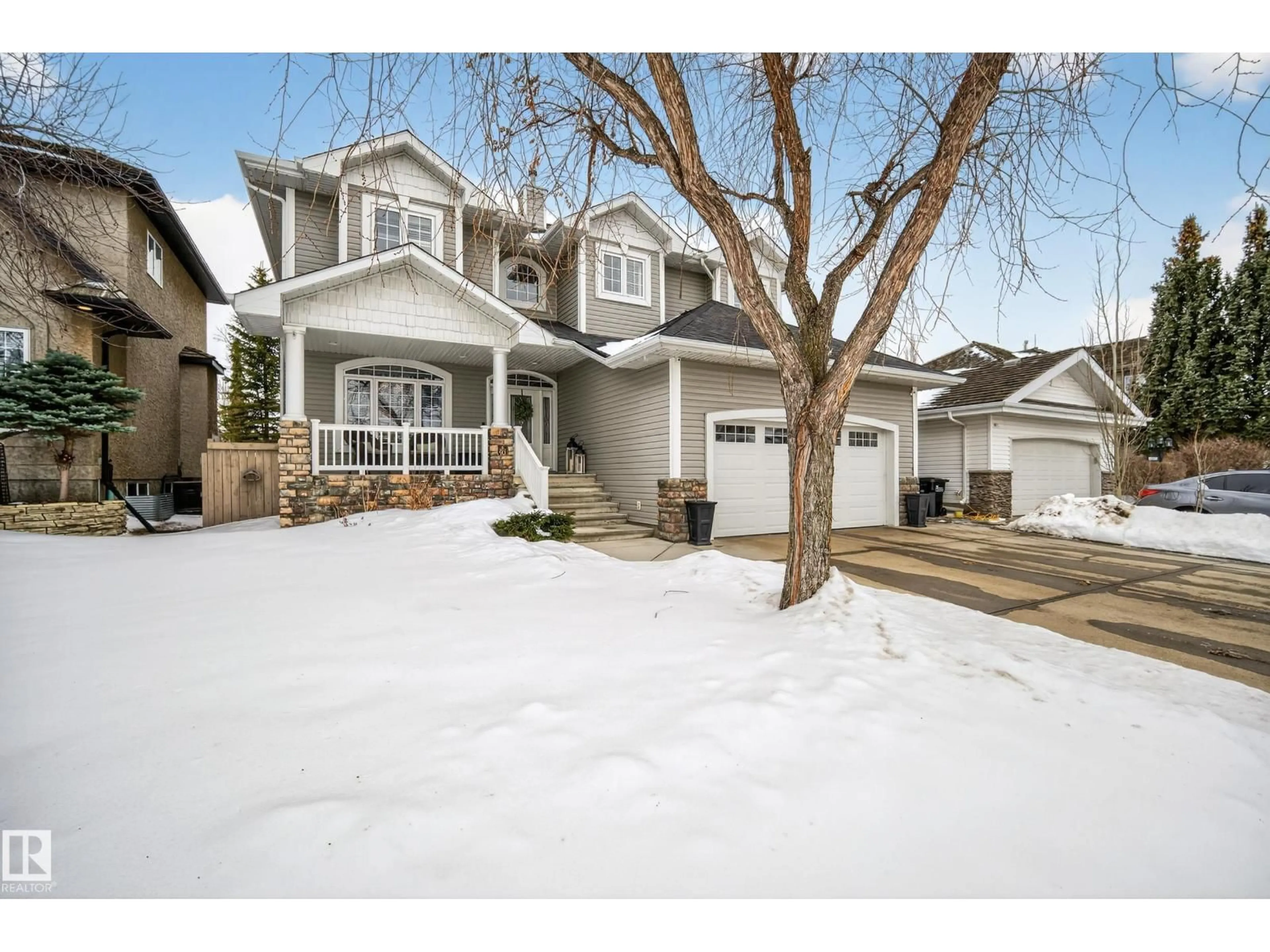 Home with vinyl exterior material, street for HB - 93 NOTTINGHAM, Sherwood Park Alberta T8A6G2