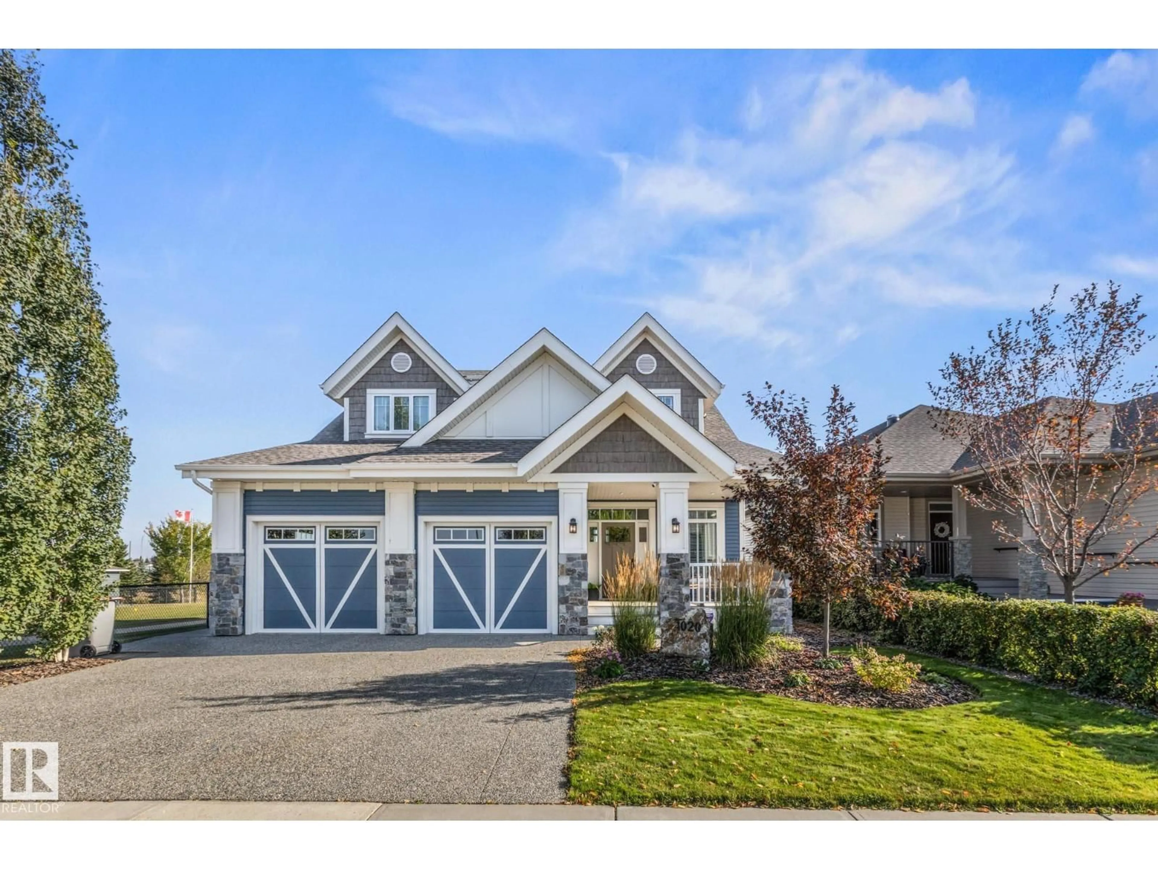 Home with brick exterior material, street for 1020 GENESIS LAKE BV, Stony Plain Alberta T7Z0G3