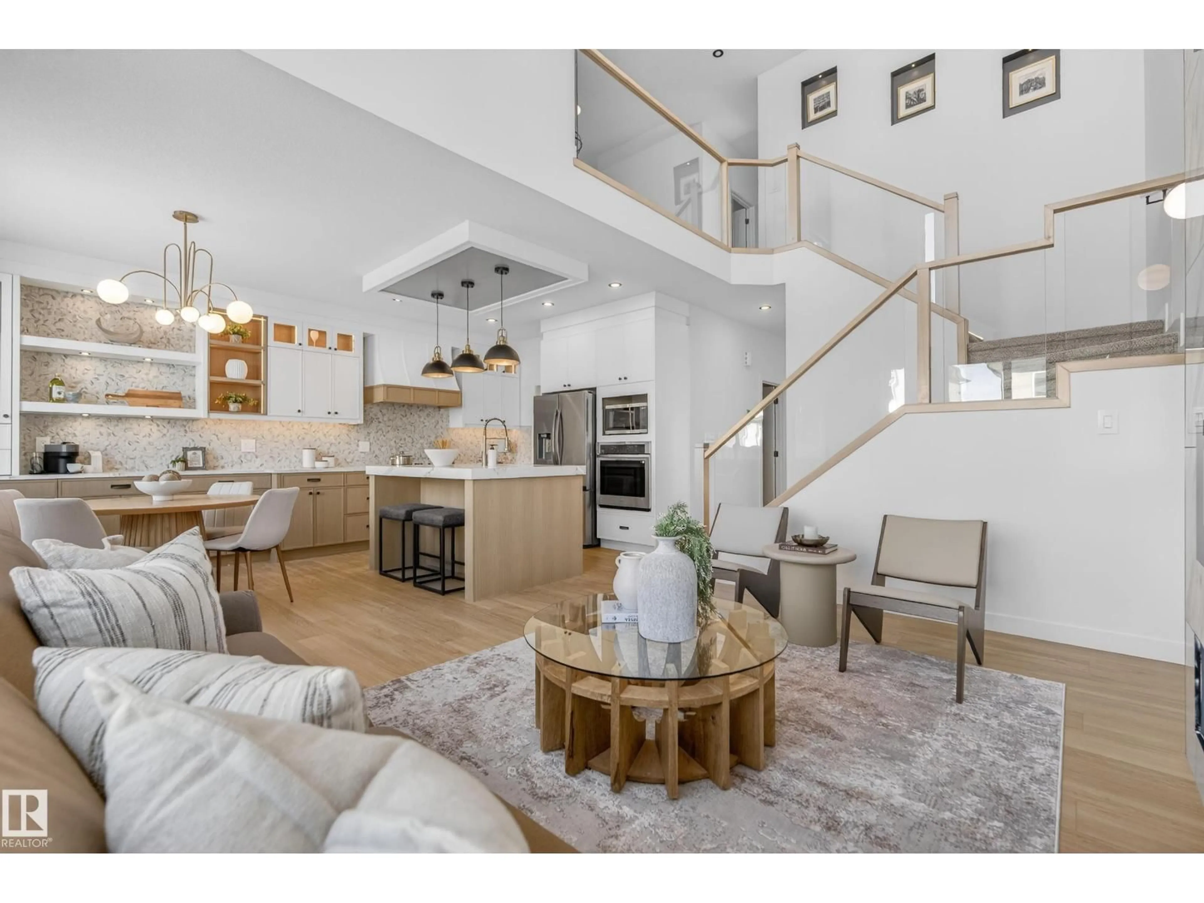 Open concept kitchen, unknown for 3510 45 AV, Beaumont Alberta T4X3G9