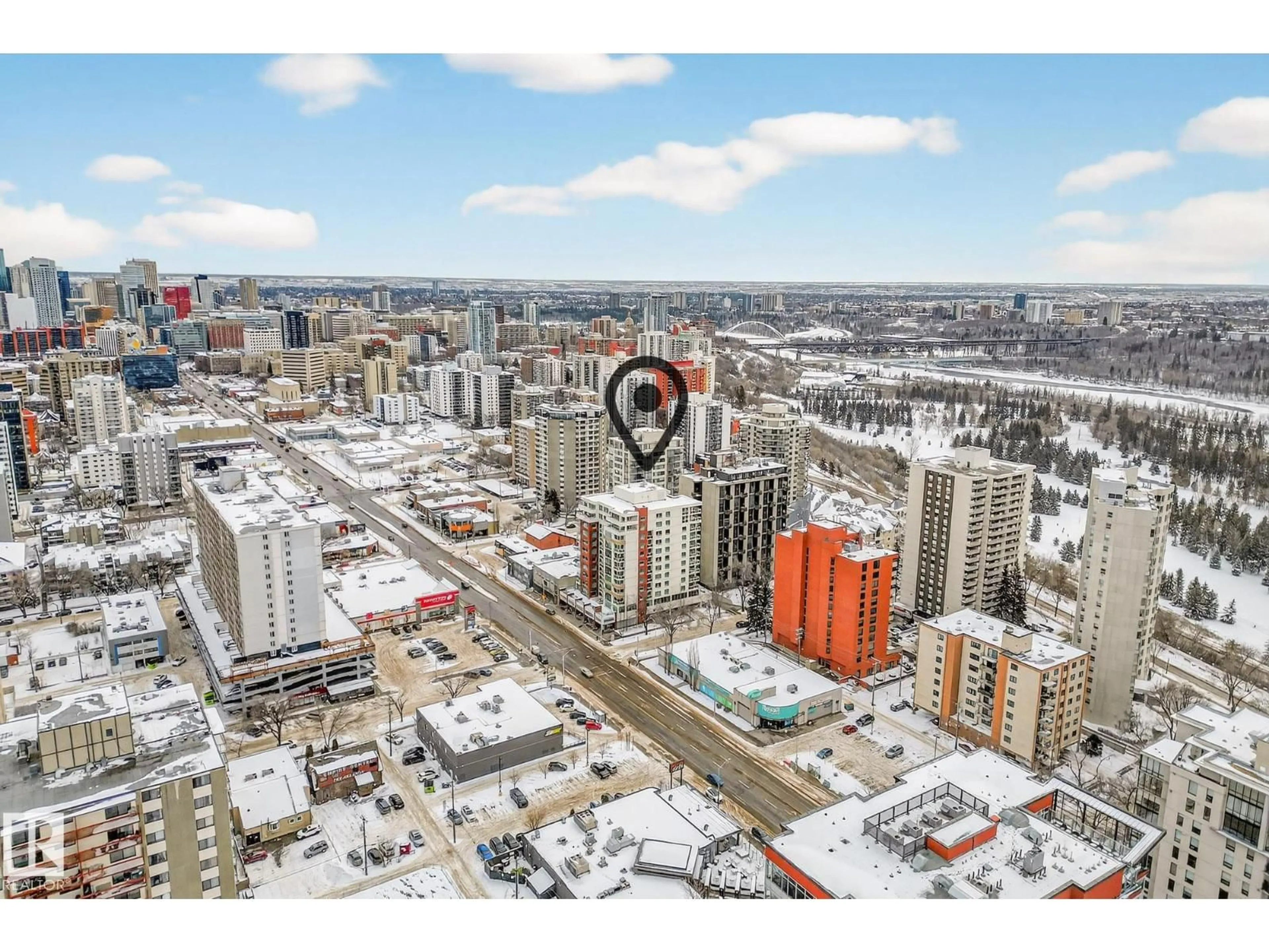 Picture of a map for 903 - 10055 118 ST, Edmonton Alberta T5K0C1
