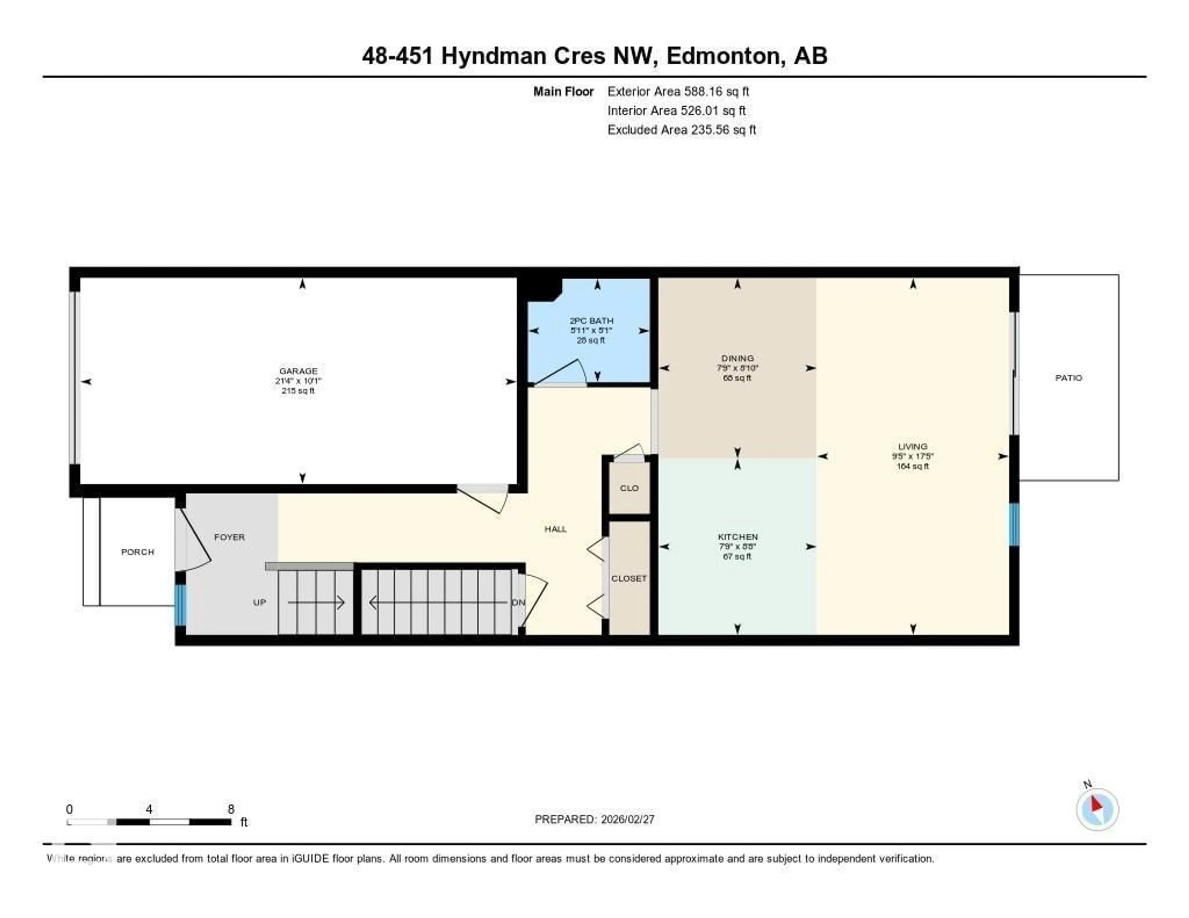 Floor plan for 48 HYNDMAN CRESCENT, Edmonton Alberta T5A5J3