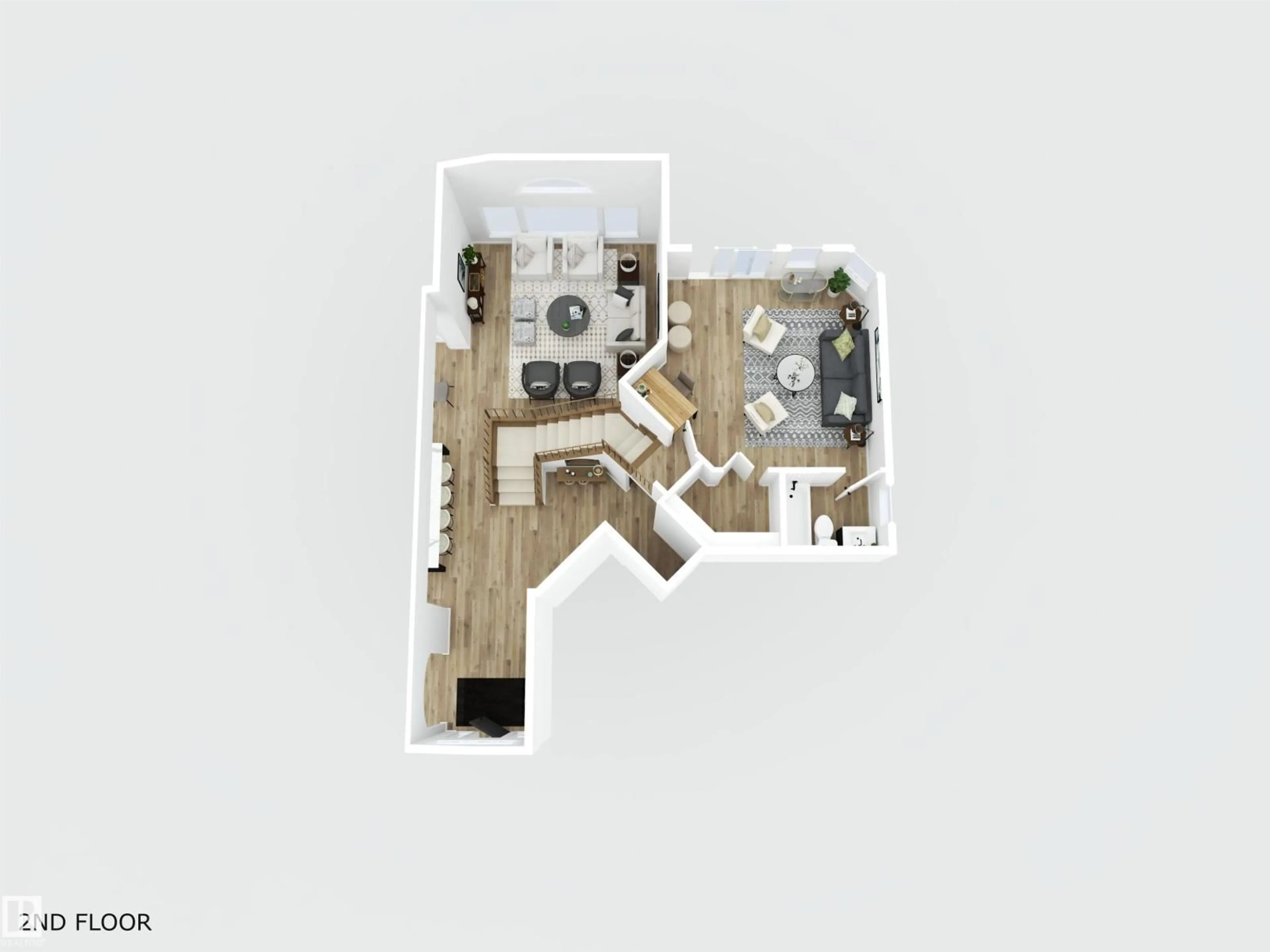 Floor plan for 614 HUNTERS CL, Edmonton Alberta T6R2W2