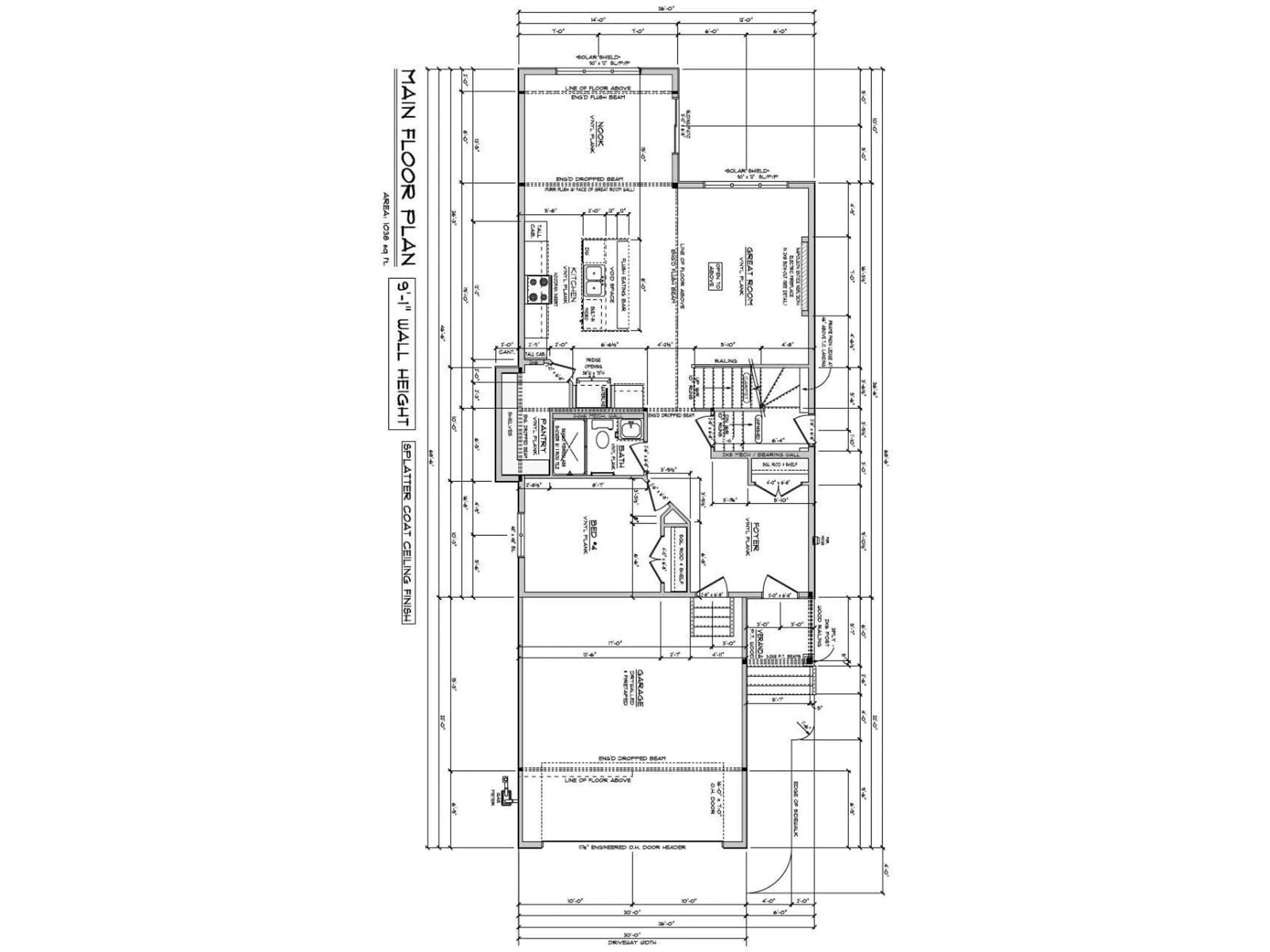 Floor plan for 1915 63 AV, Rural Leduc County Alberta T4X3C9