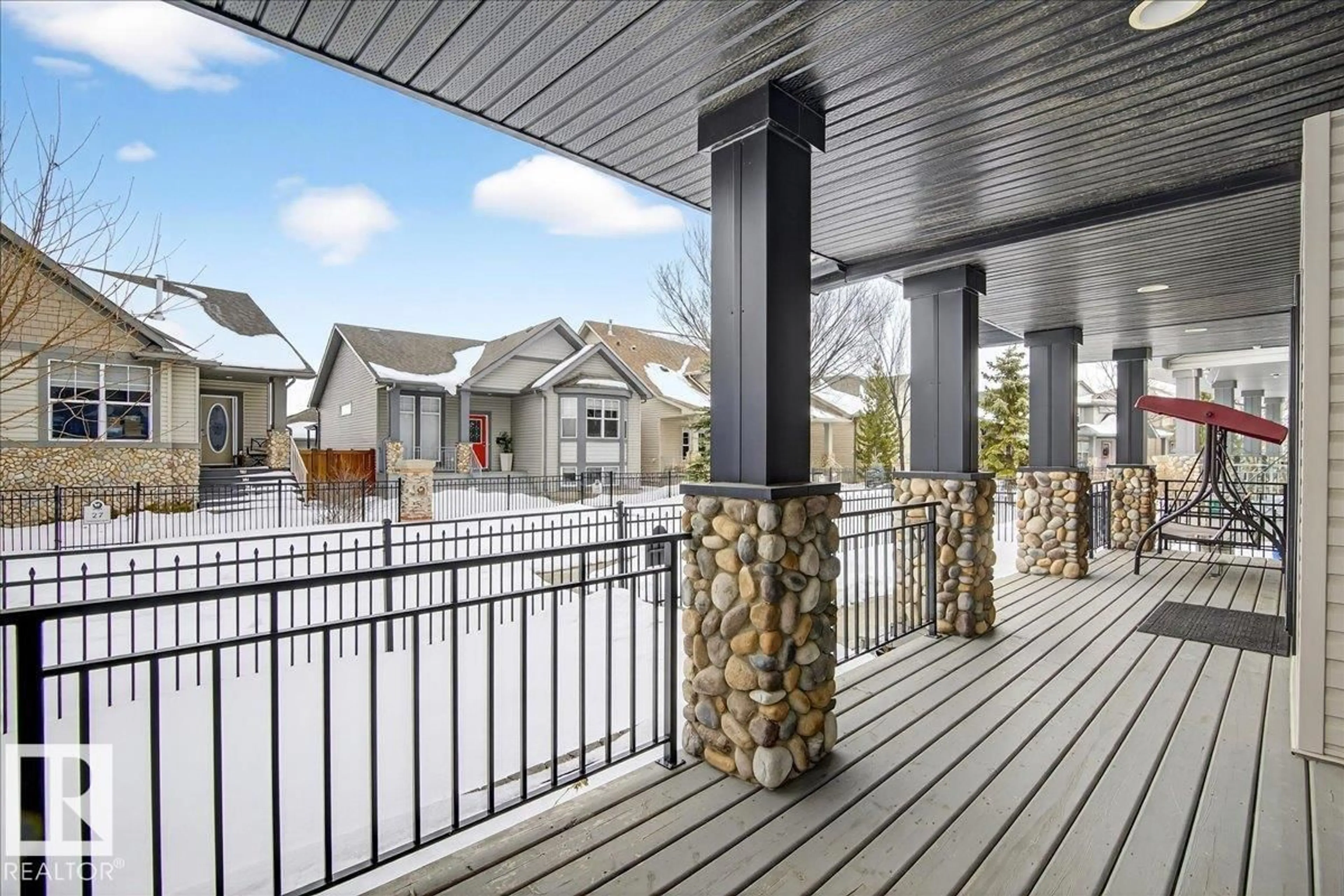 Patio, street for 16 CHAPLIN LN, Sherwood Park Alberta T8H0B1