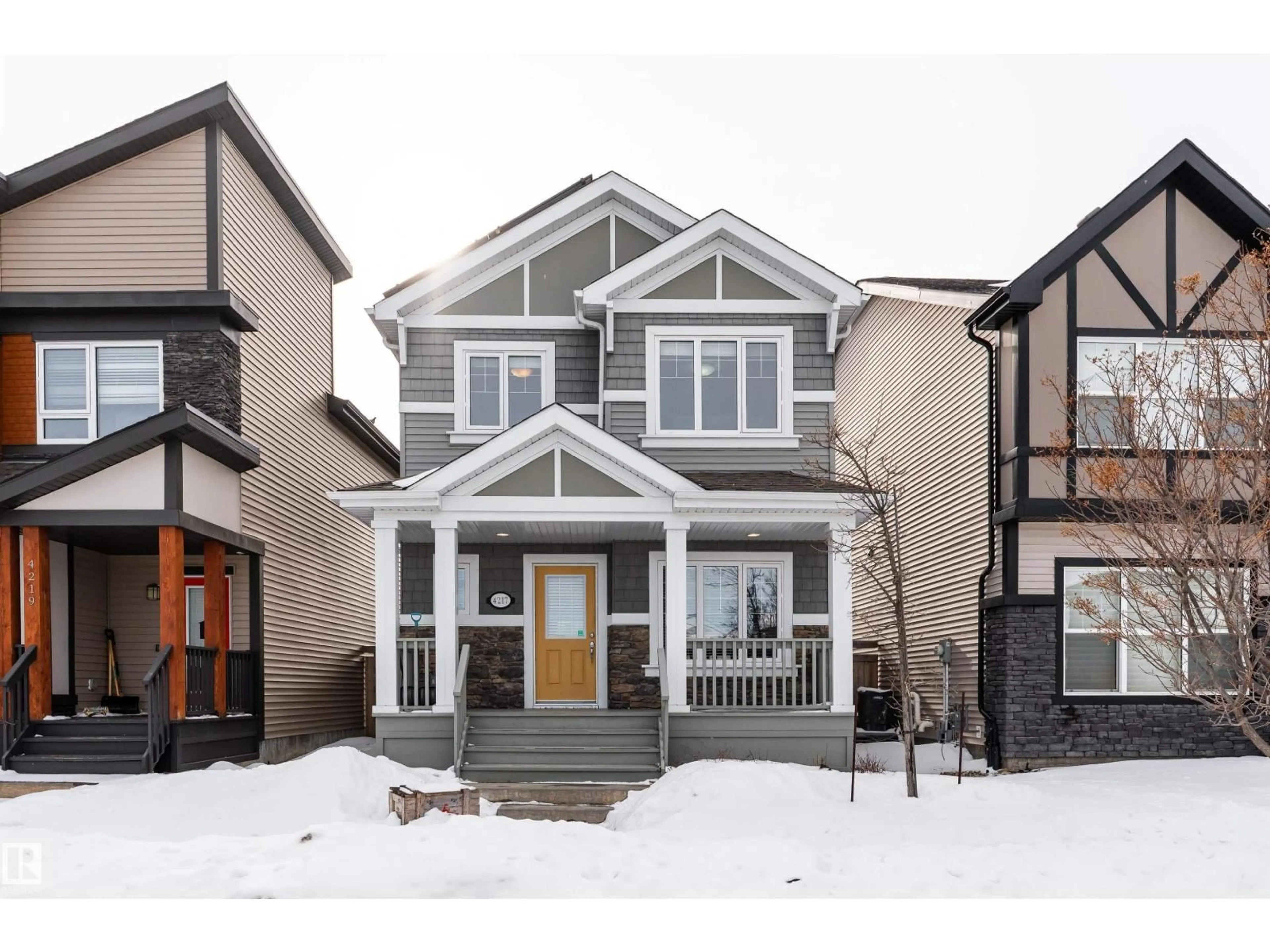 Home with vinyl exterior material, street for 4217 PROWSE WY, Edmonton Alberta T6W3A6