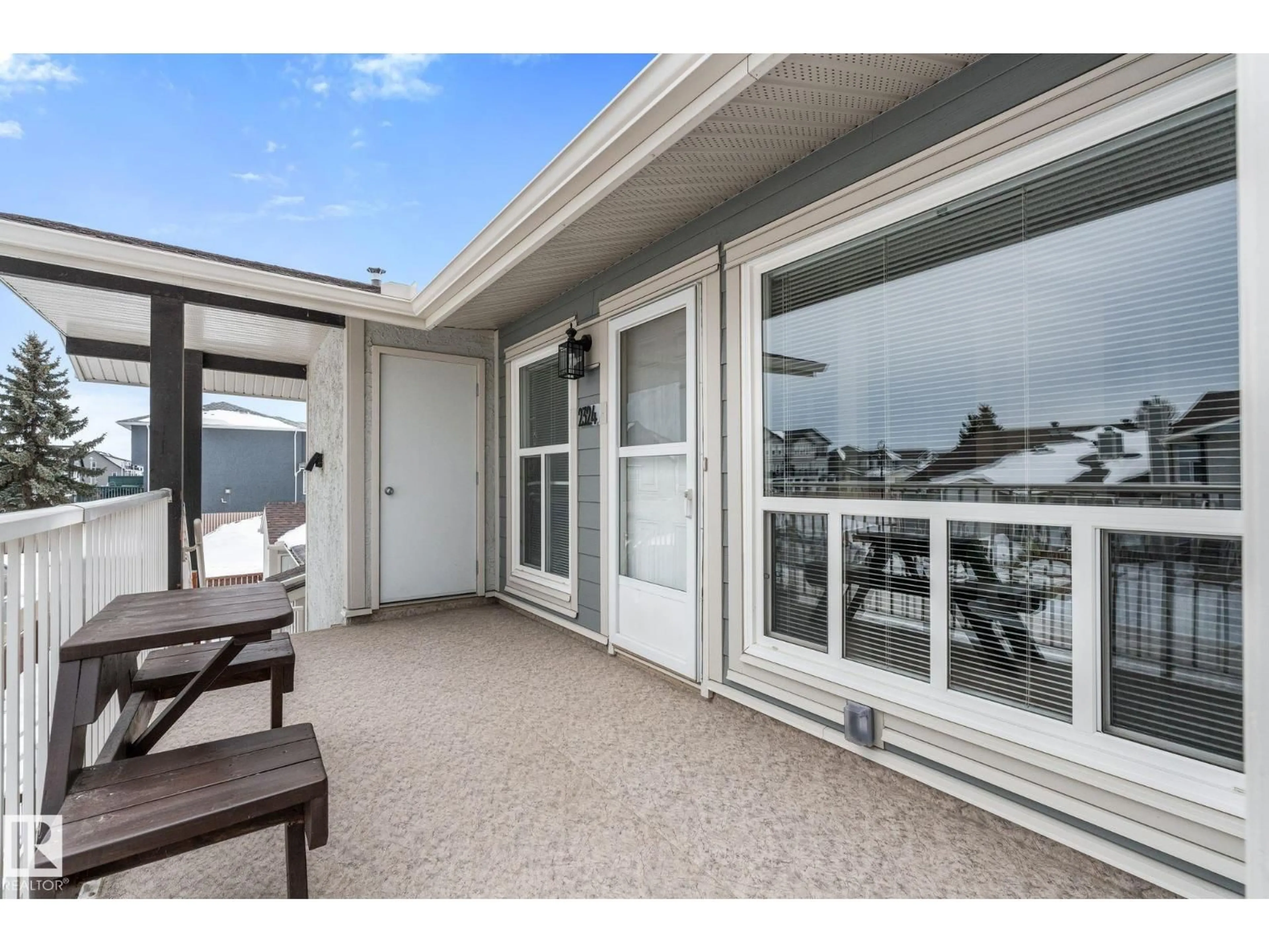 Patio, water/lake/river/ocean view for 2324 151 AV, Edmonton Alberta T5Y2L1