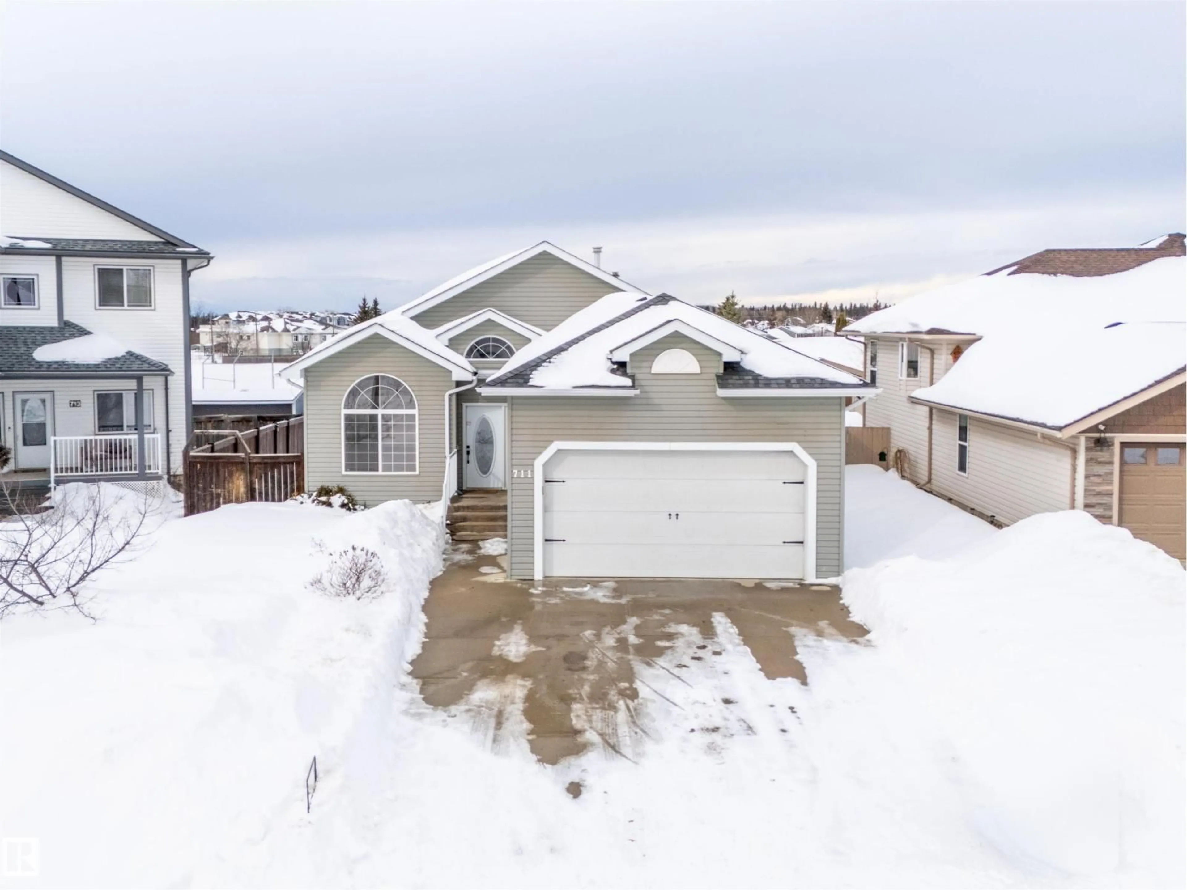 A pic from outside/outdoor area/front of a property/back of a property/a pic from drone, street for 711 21 ST, Cold Lake Alberta T9M1M8