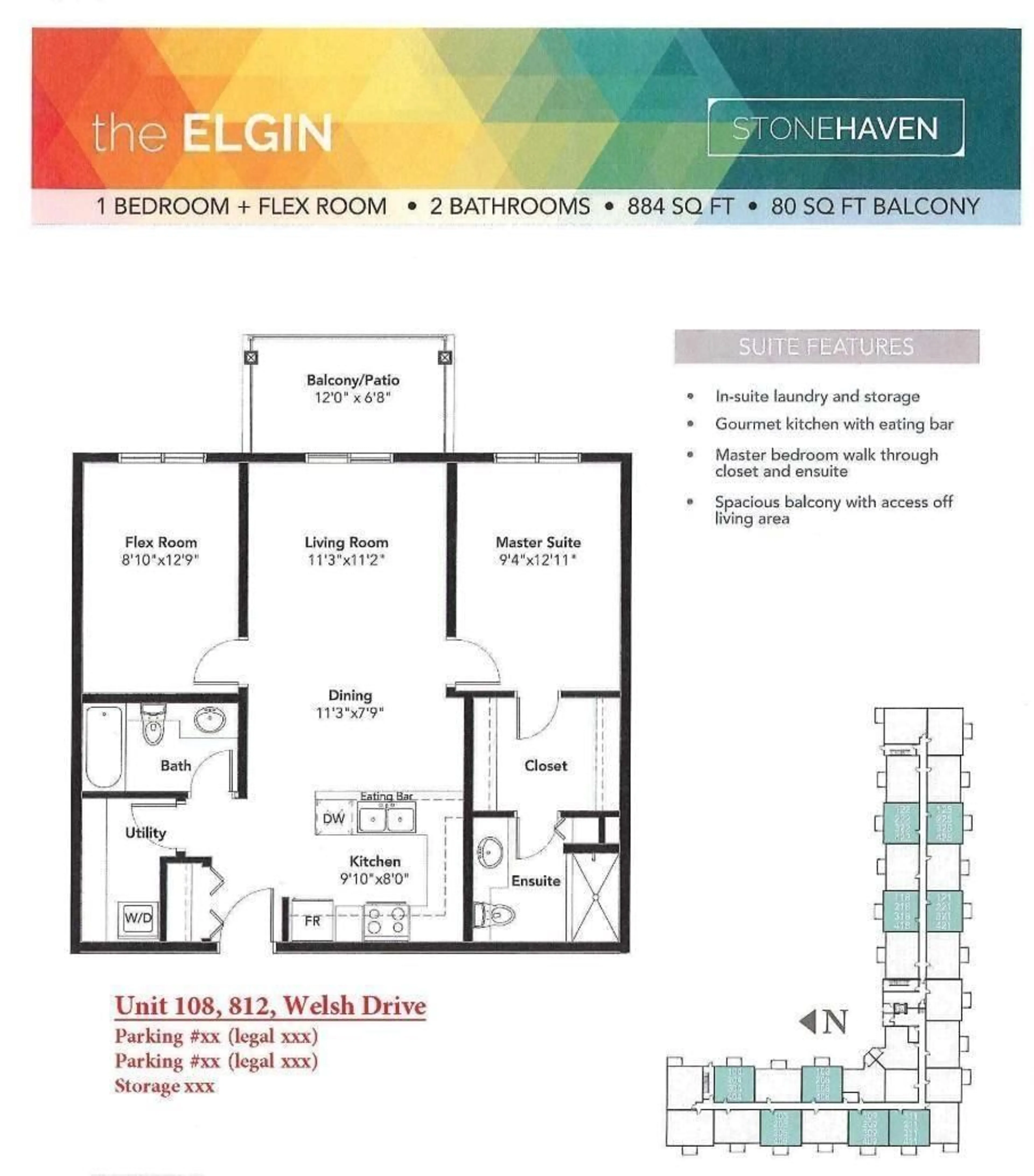 Floor plan for #108 - 812 WELSH DR, Edmonton Alberta T6X1Y7