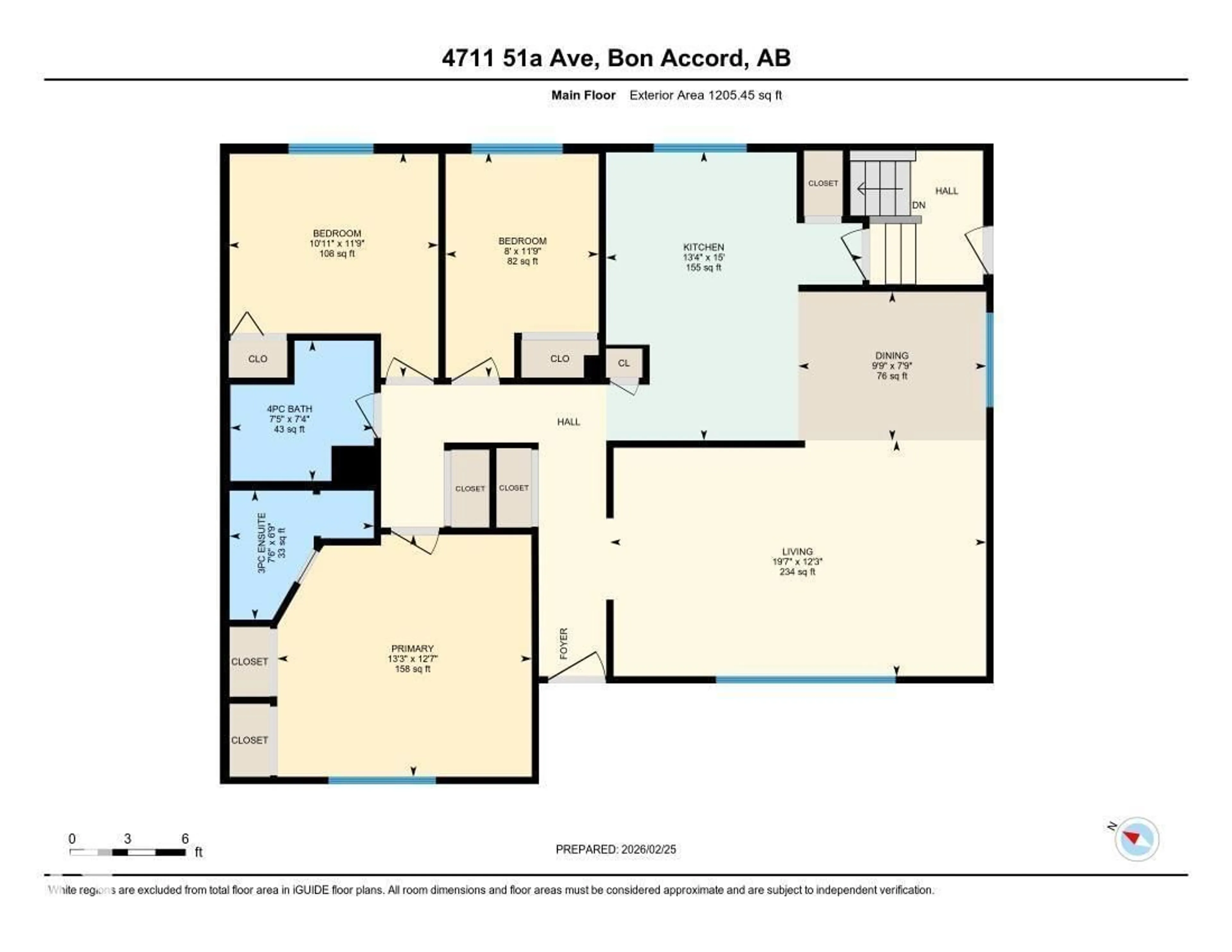 Floor plan for 4711 51A AV, Bon Accord Alberta T0A0K0