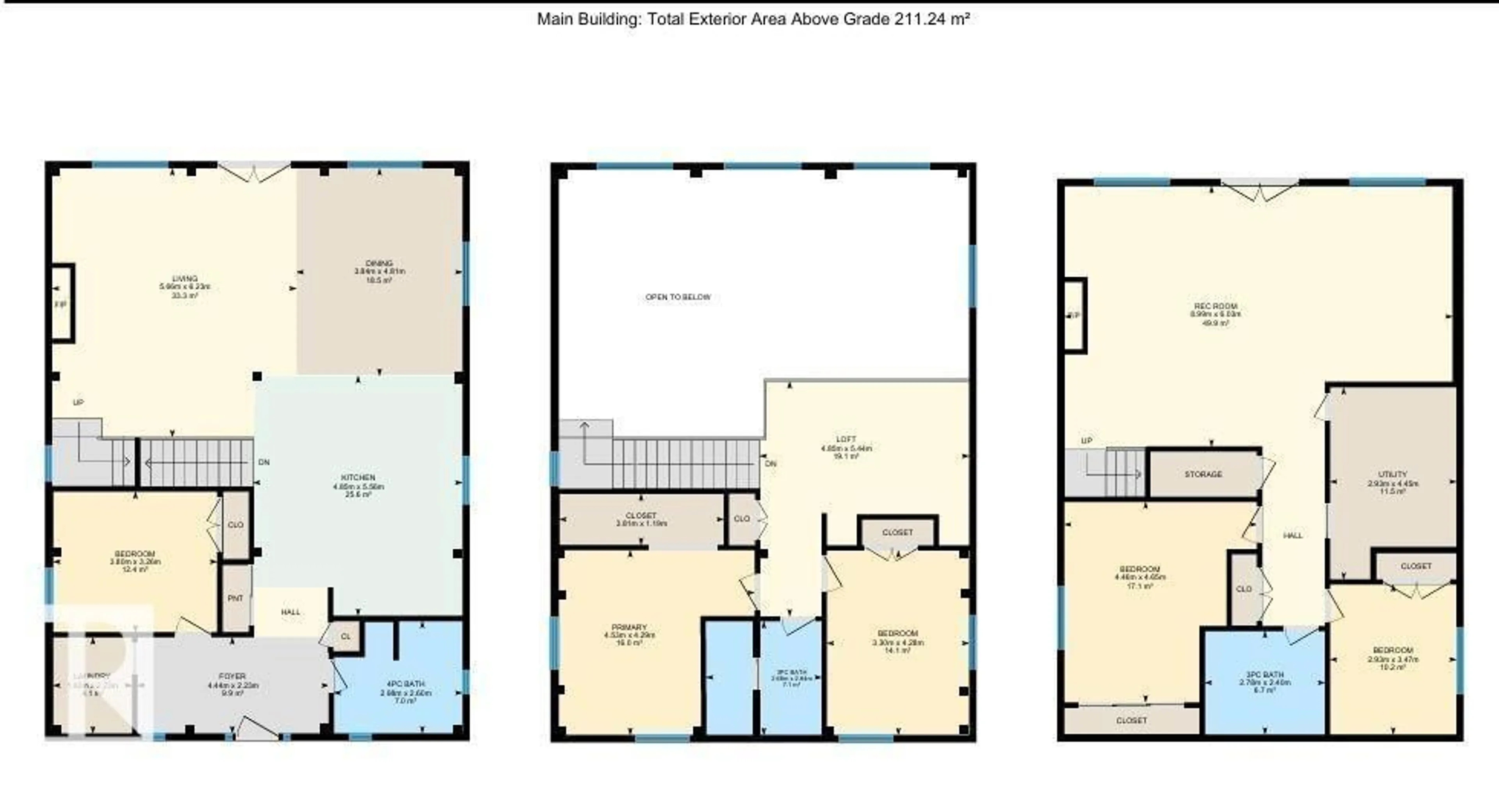 Floor plan for 451 POPLAR BAY DR, Rural Wetaskiwin County Alberta T0C1X0