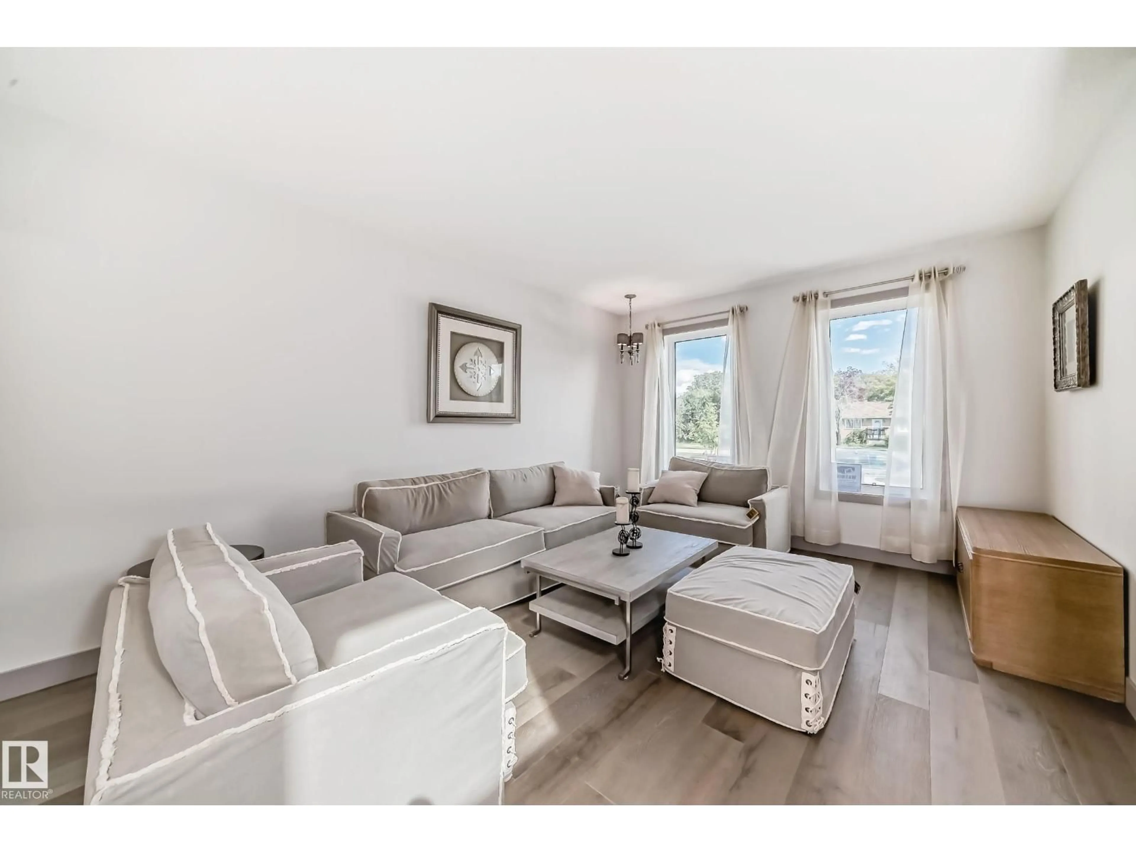 Living room with furniture, unknown for NW - 11016 149 ST, Edmonton Alberta T5P1M8