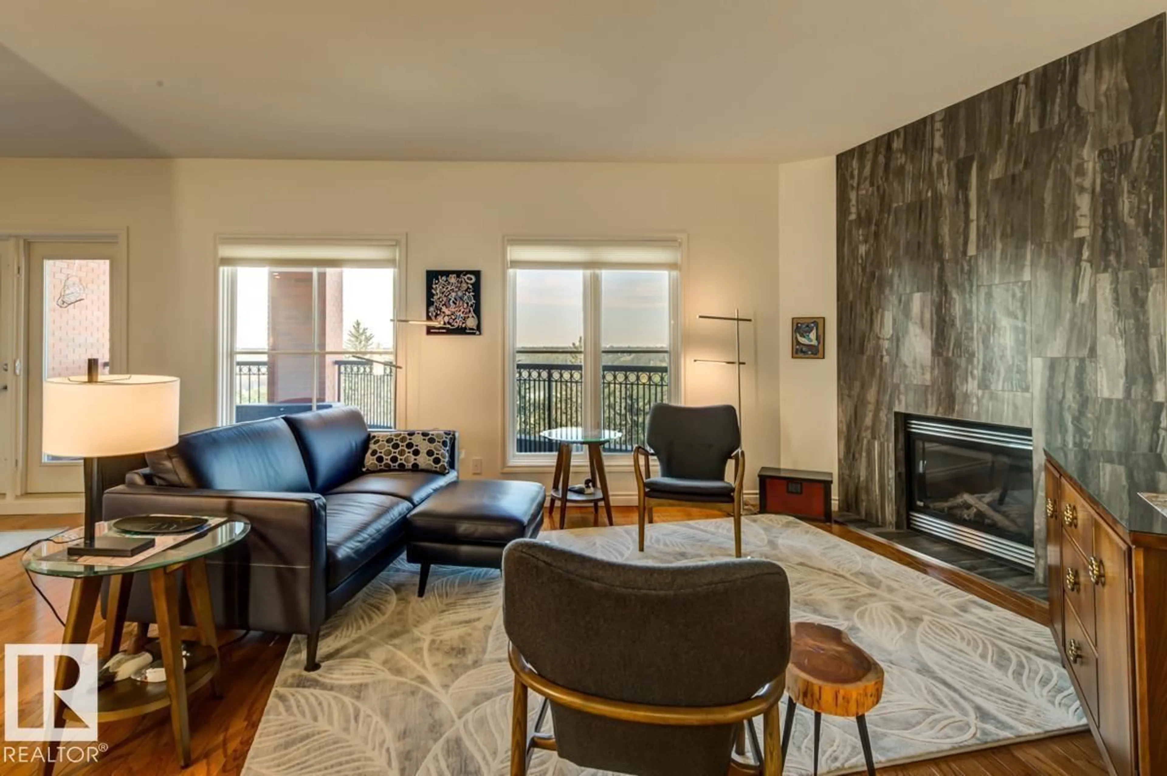 Living room with furniture, unknown for #604 - 10108 125 ST, Edmonton Alberta T5N4B6