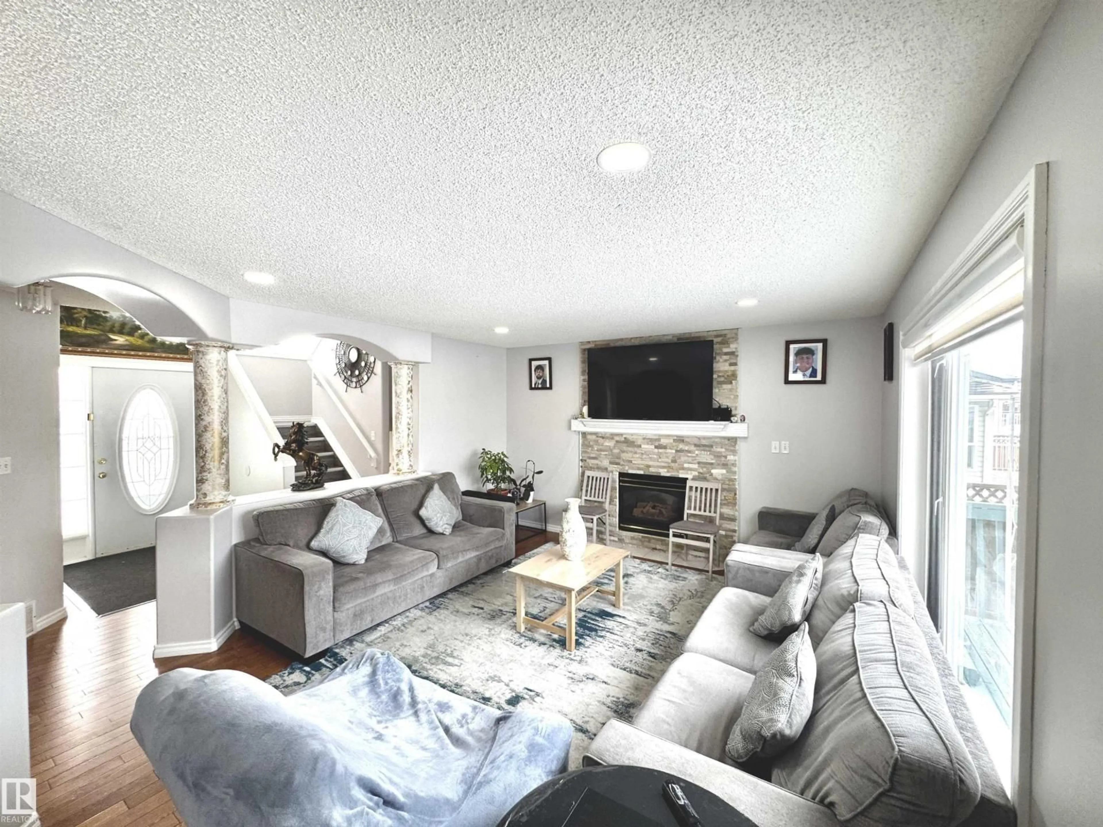 Living room with furniture, unknown for 6734 162A AV, Edmonton Alberta T5Z2C6