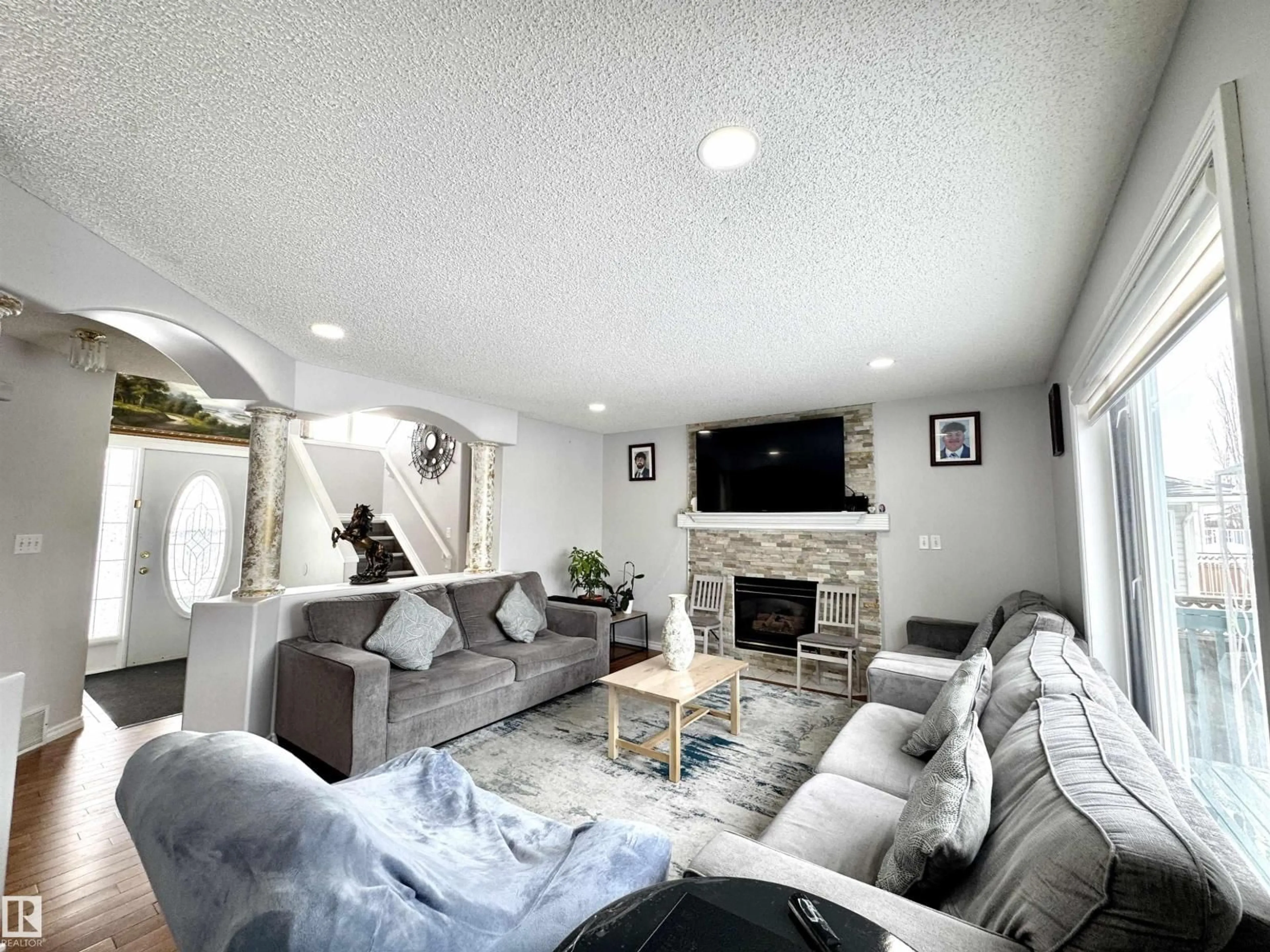 Living room with furniture, unknown for 6734 162A AV, Edmonton Alberta T5Z2C6