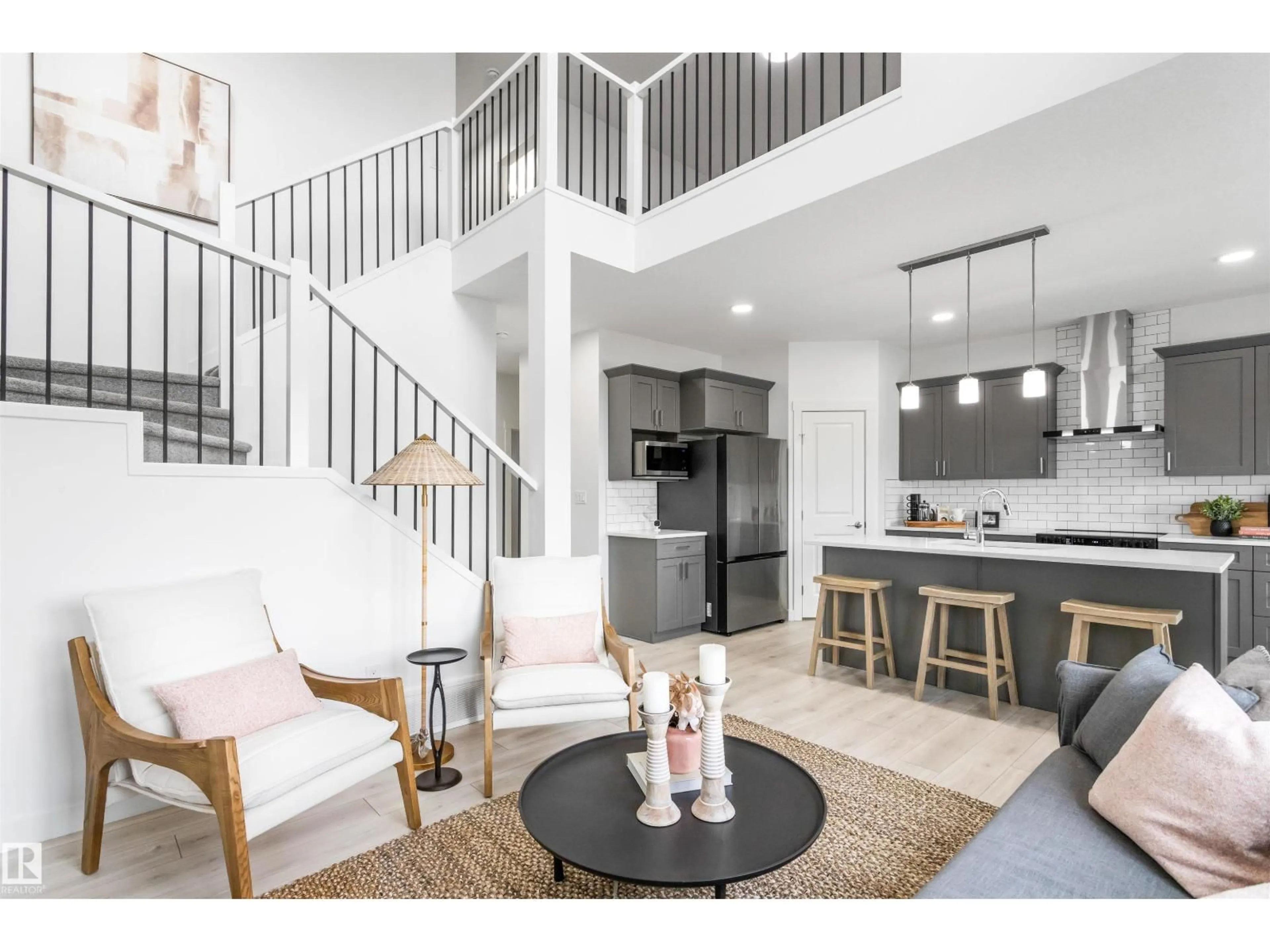 Open concept kitchen, unknown for NW - 2144 210 ST, Edmonton Alberta T6M3H7