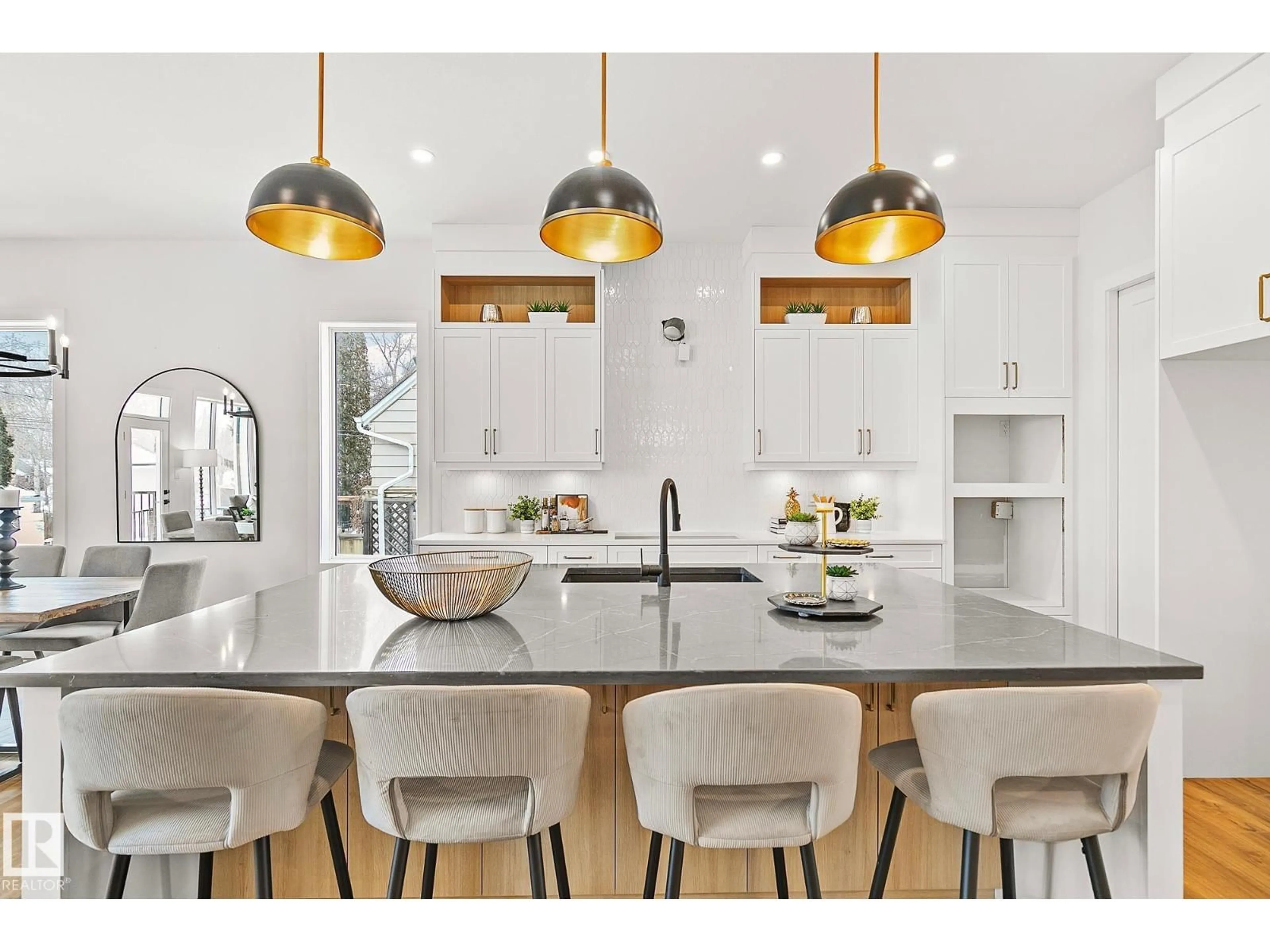 Contemporary kitchen, unknown for NW - 11238 61 ST, Edmonton Alberta T5W4A5