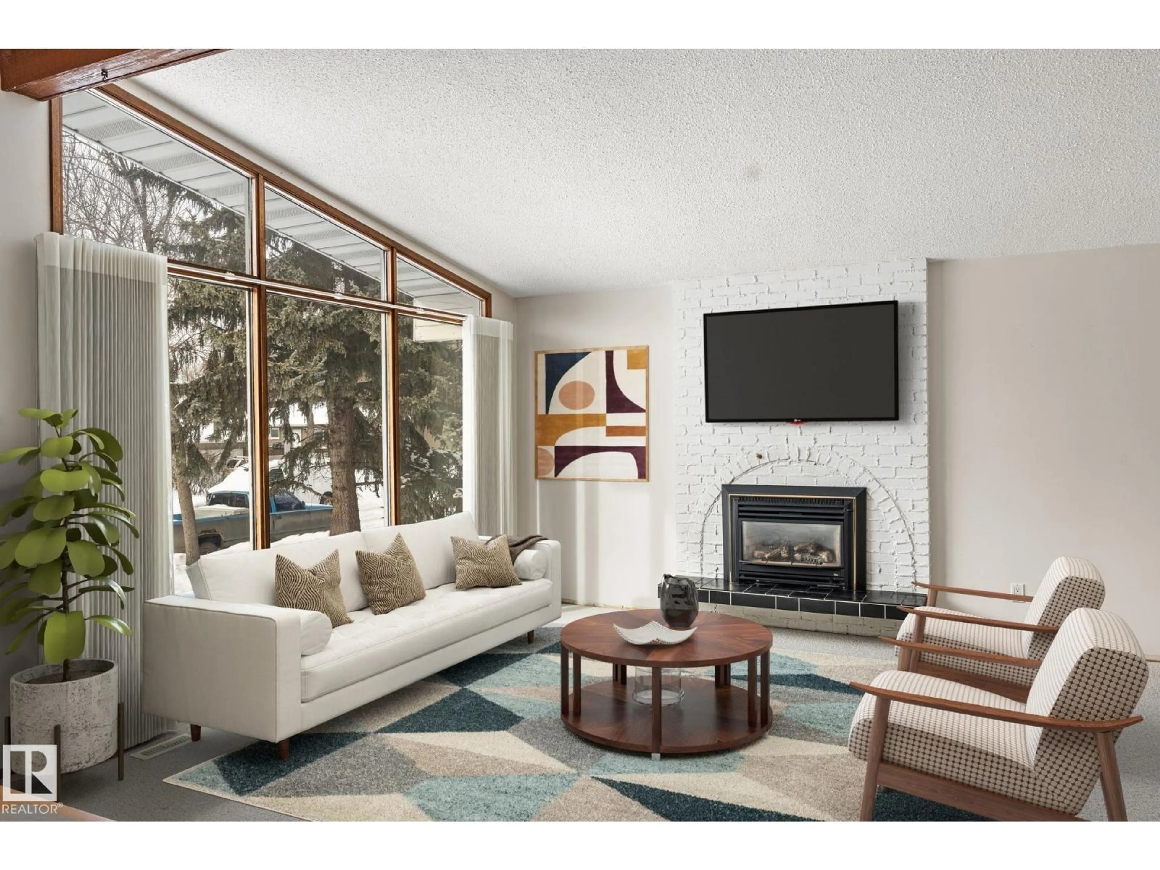 Living room with furniture, unknown for 34 ANDREW CR, St. Albert Alberta T8N2V3