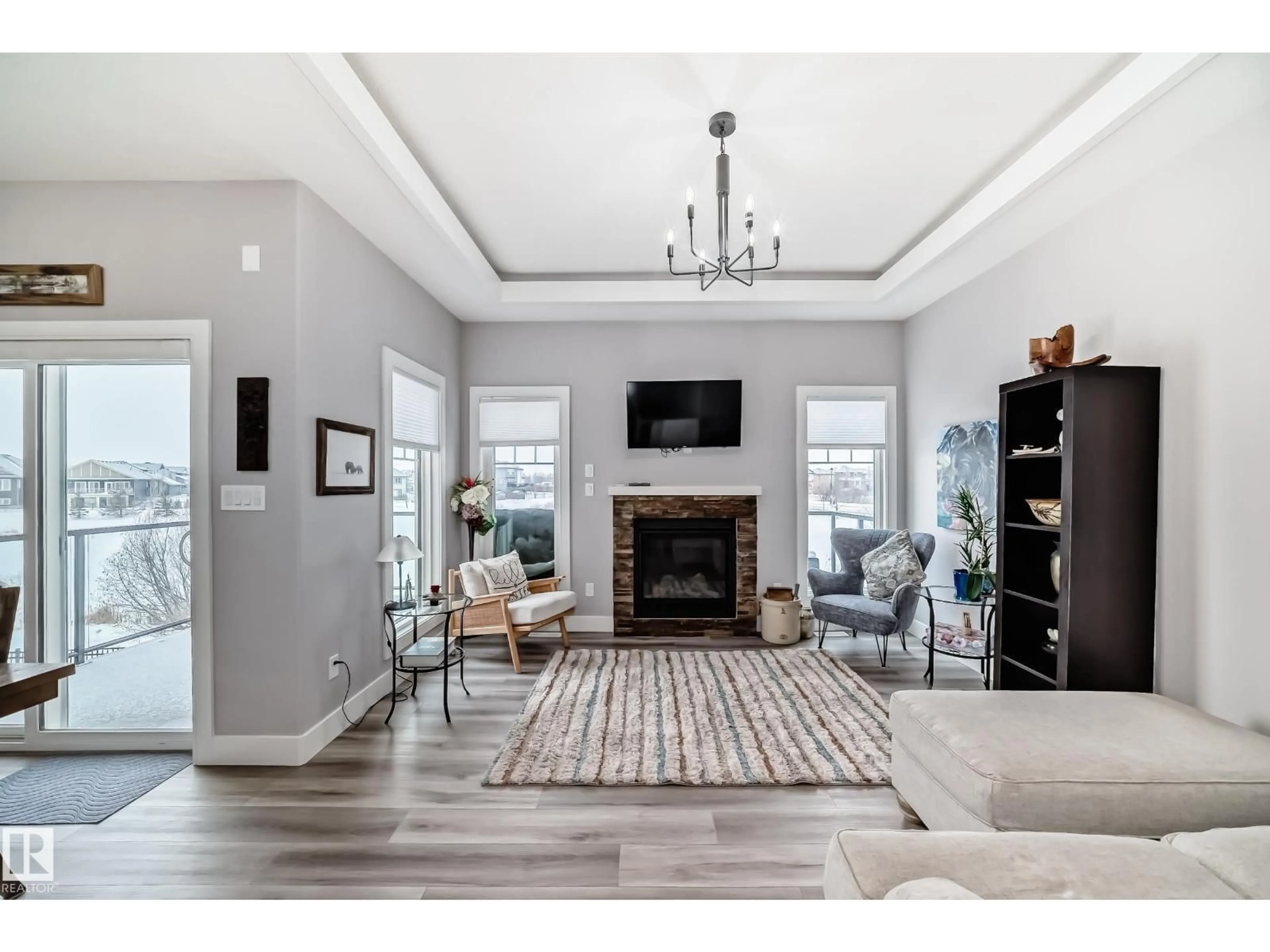 Living room with furniture, unknown for 139 KIDD CR, Leduc Alberta T9E1N6