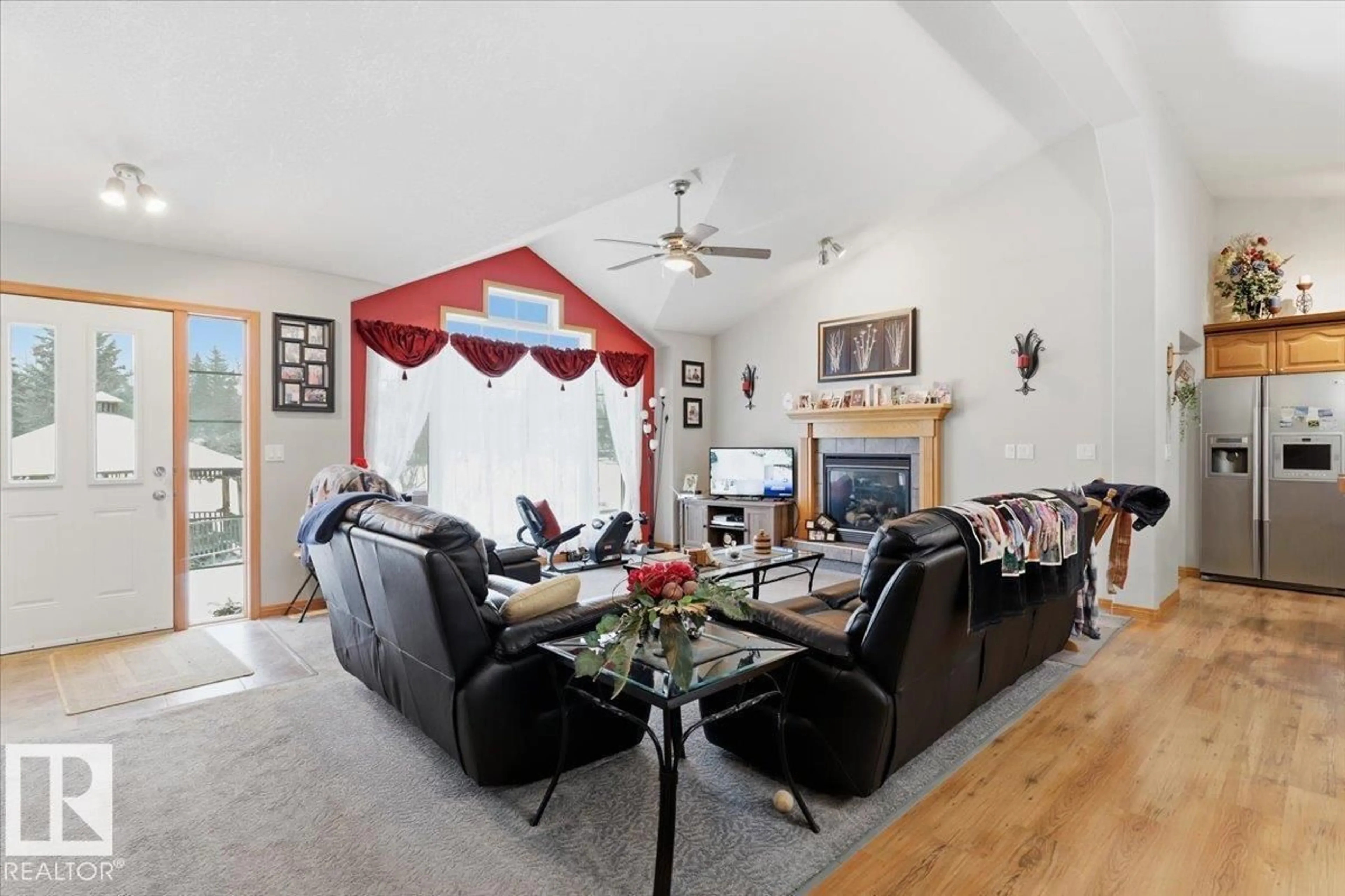 Living room with furniture, unknown for 5004 60 AV, Rural Wetaskiwin County Alberta T0C2C0