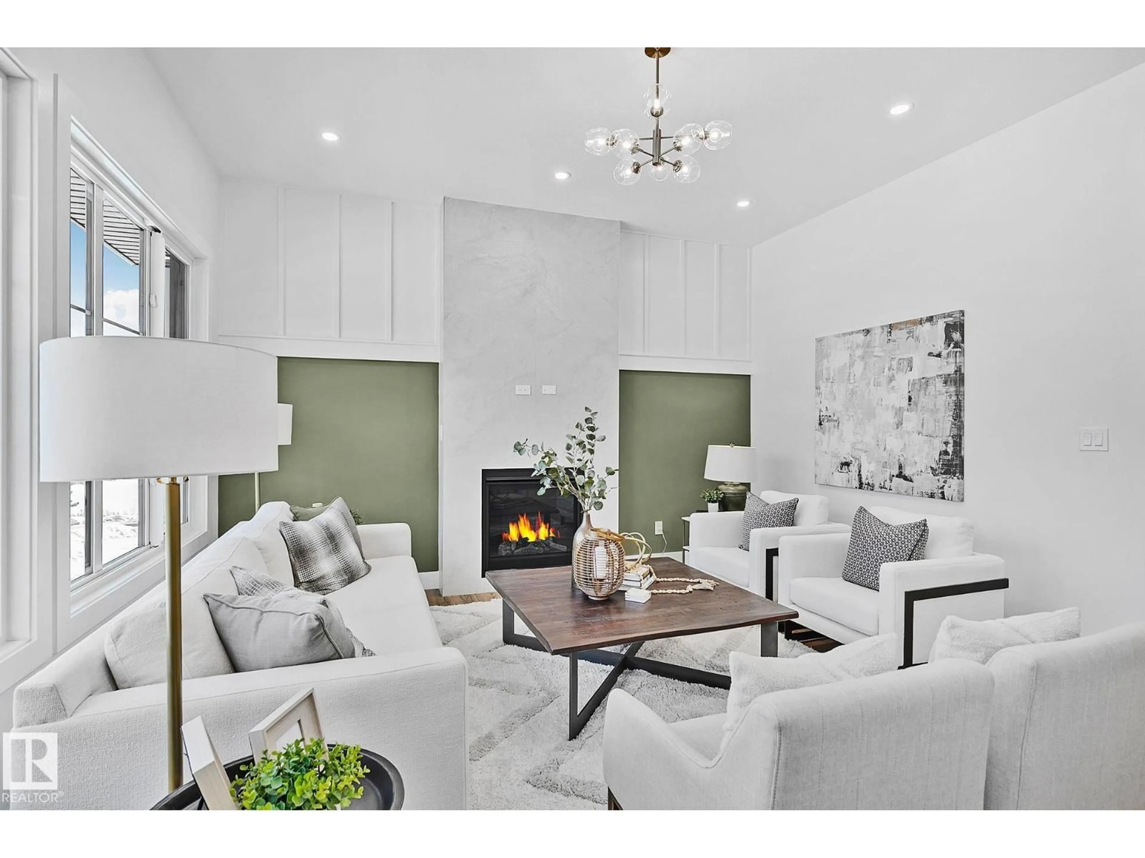 Living room with furniture, unknown for 523 ASHGROVE CIRCLE, Leduc Alberta T9E0K8