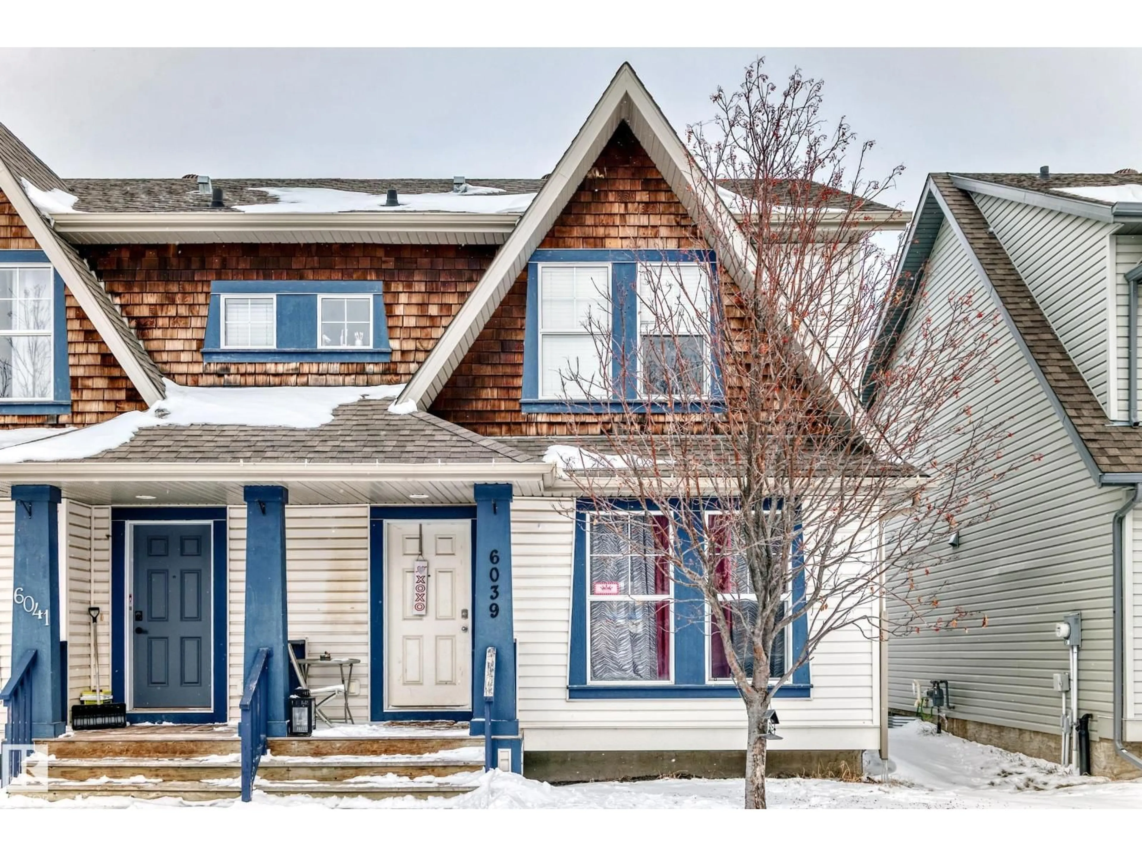 Home with brick exterior material, street for NW - 6039 214 ST, Edmonton Alberta T6M0K1