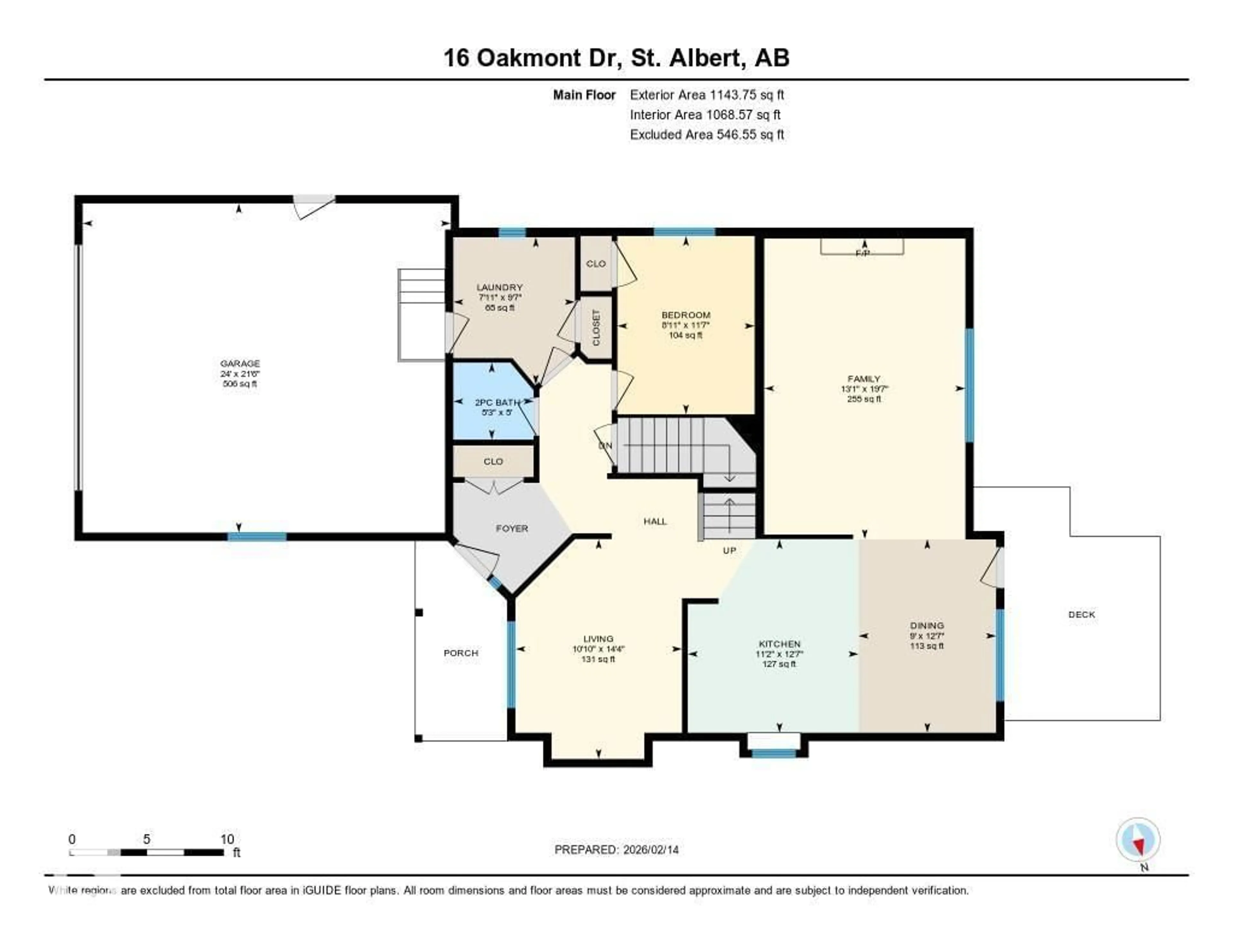 Floor plan for 16 OAKMONT DR, St. Albert Alberta T8N6K6