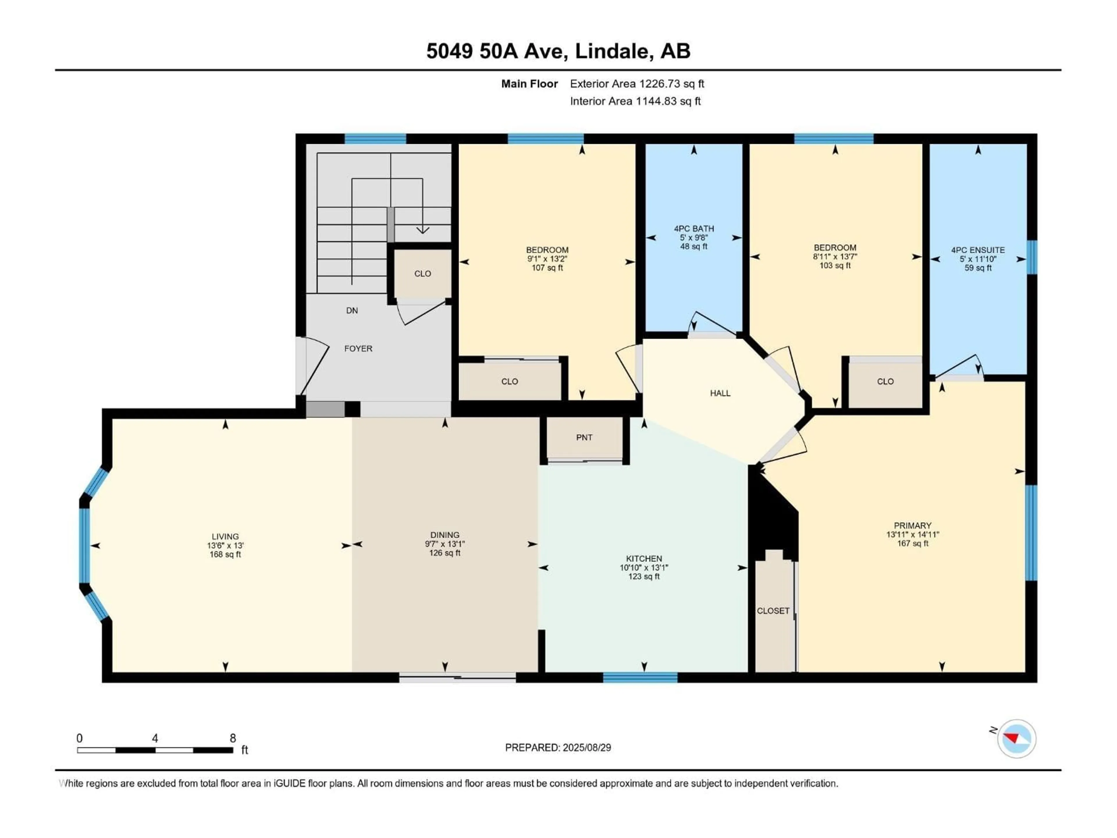 Floor plan for 5049 50A AV, Rural Brazeau County Alberta T0C1W0