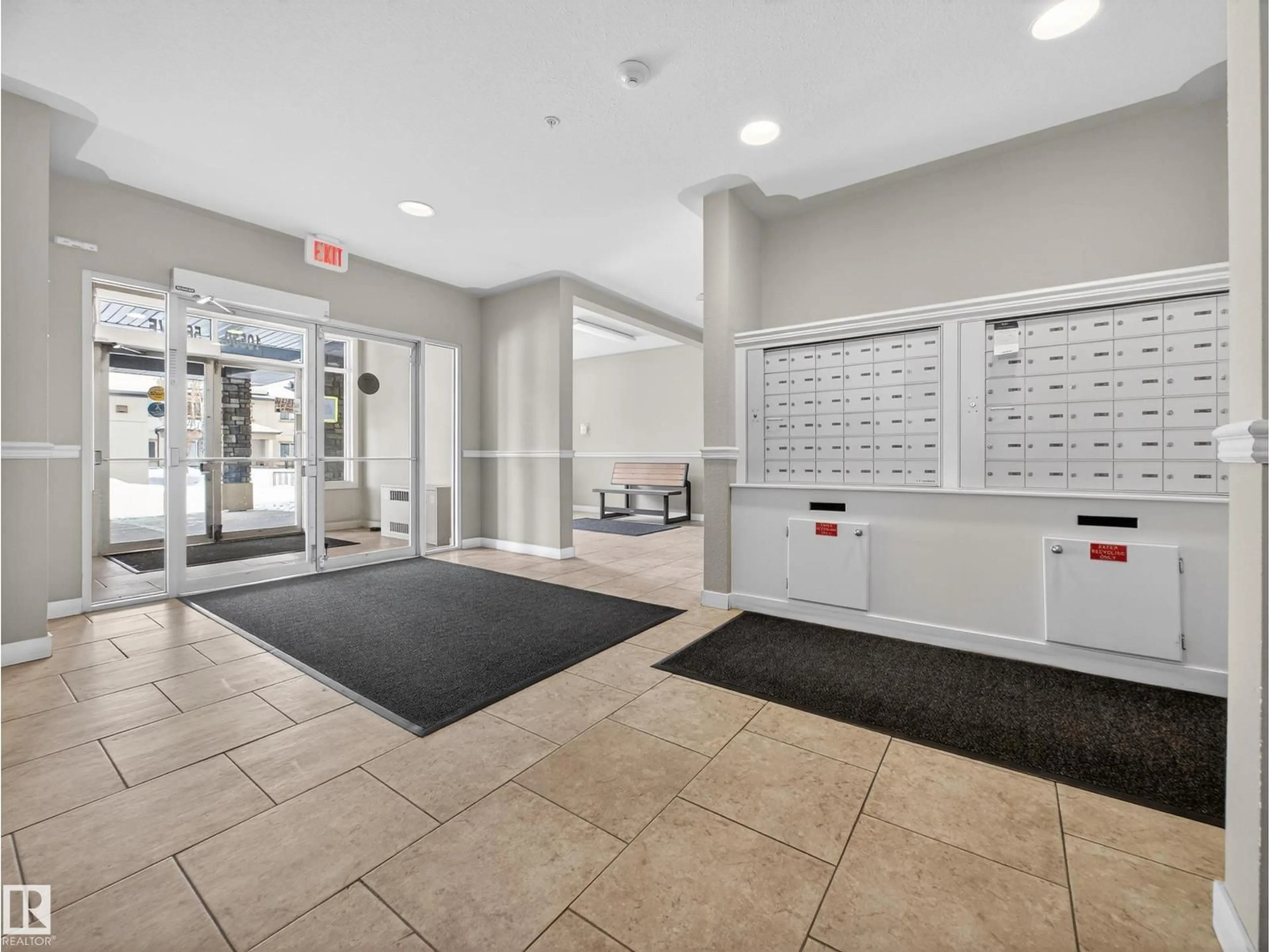 Indoor foyer for 113 10530 56 AV NW, Edmonton Alberta T6H0X7