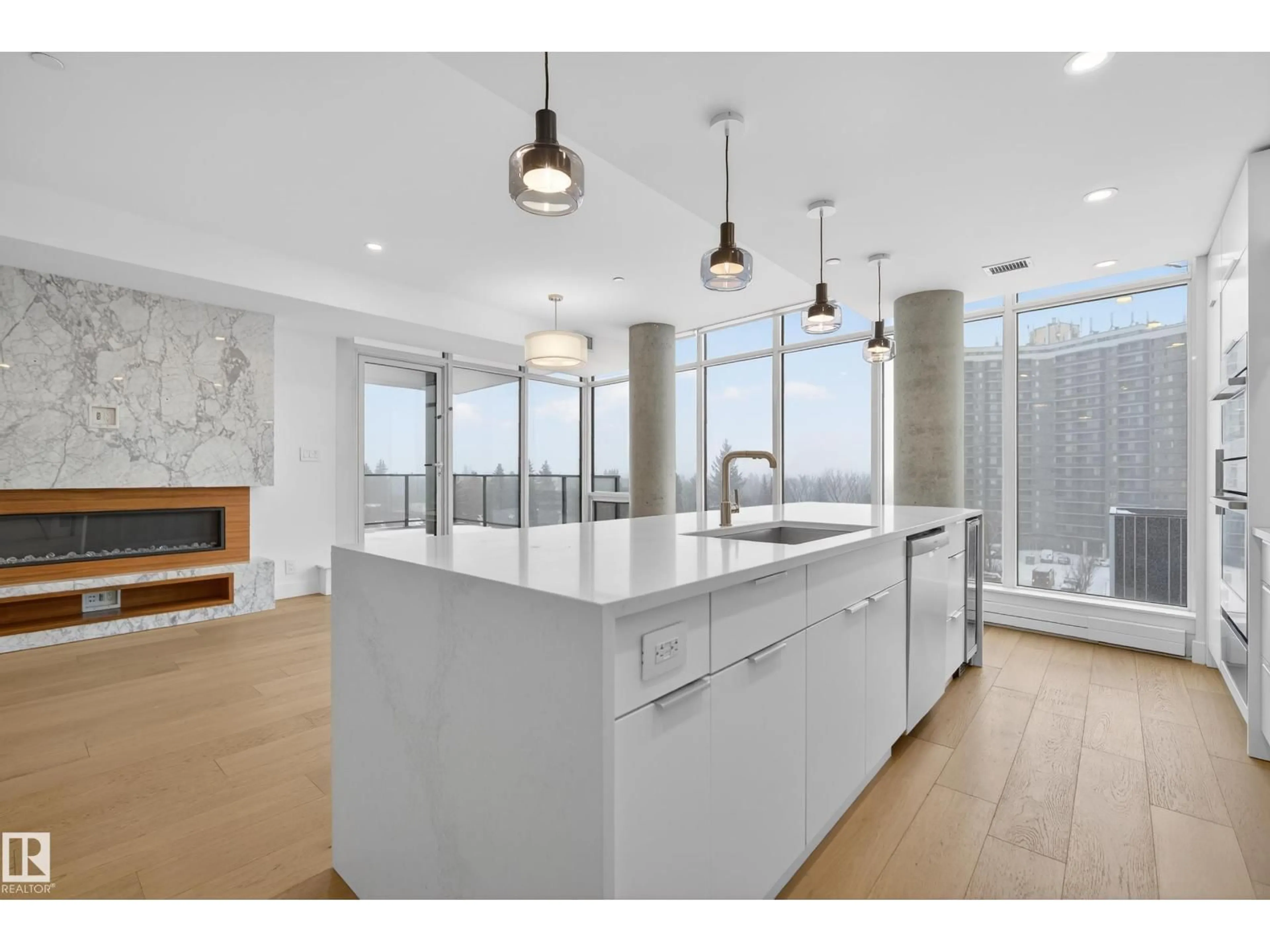 Open concept kitchen, ceramic/tile floor for #504 - 14105 WEST BLOCK DR, Edmonton Alberta T5N1L5