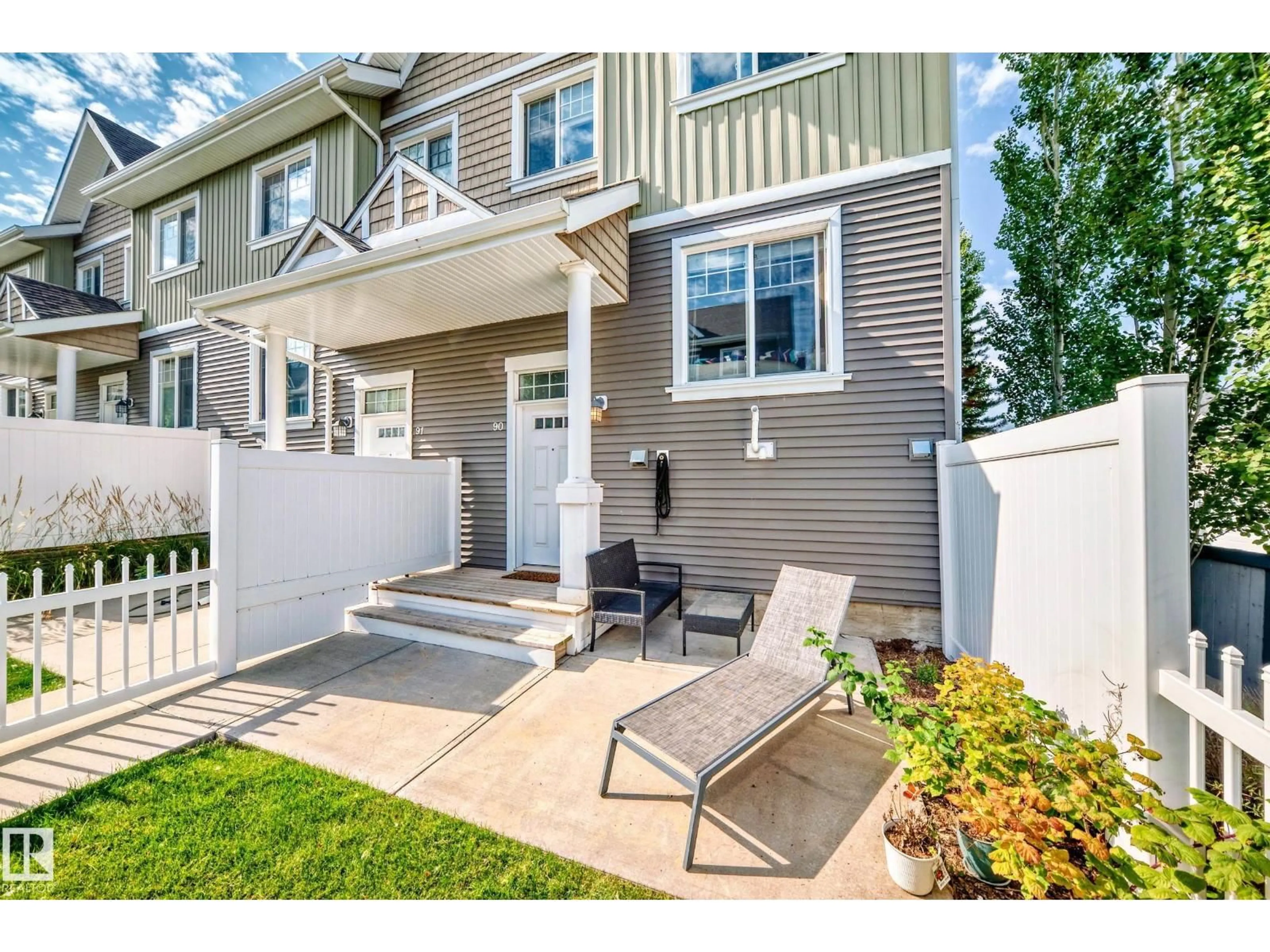 Patio, street for #90 - 4050 SAVARYN DR, Edmonton Alberta T6X1R8