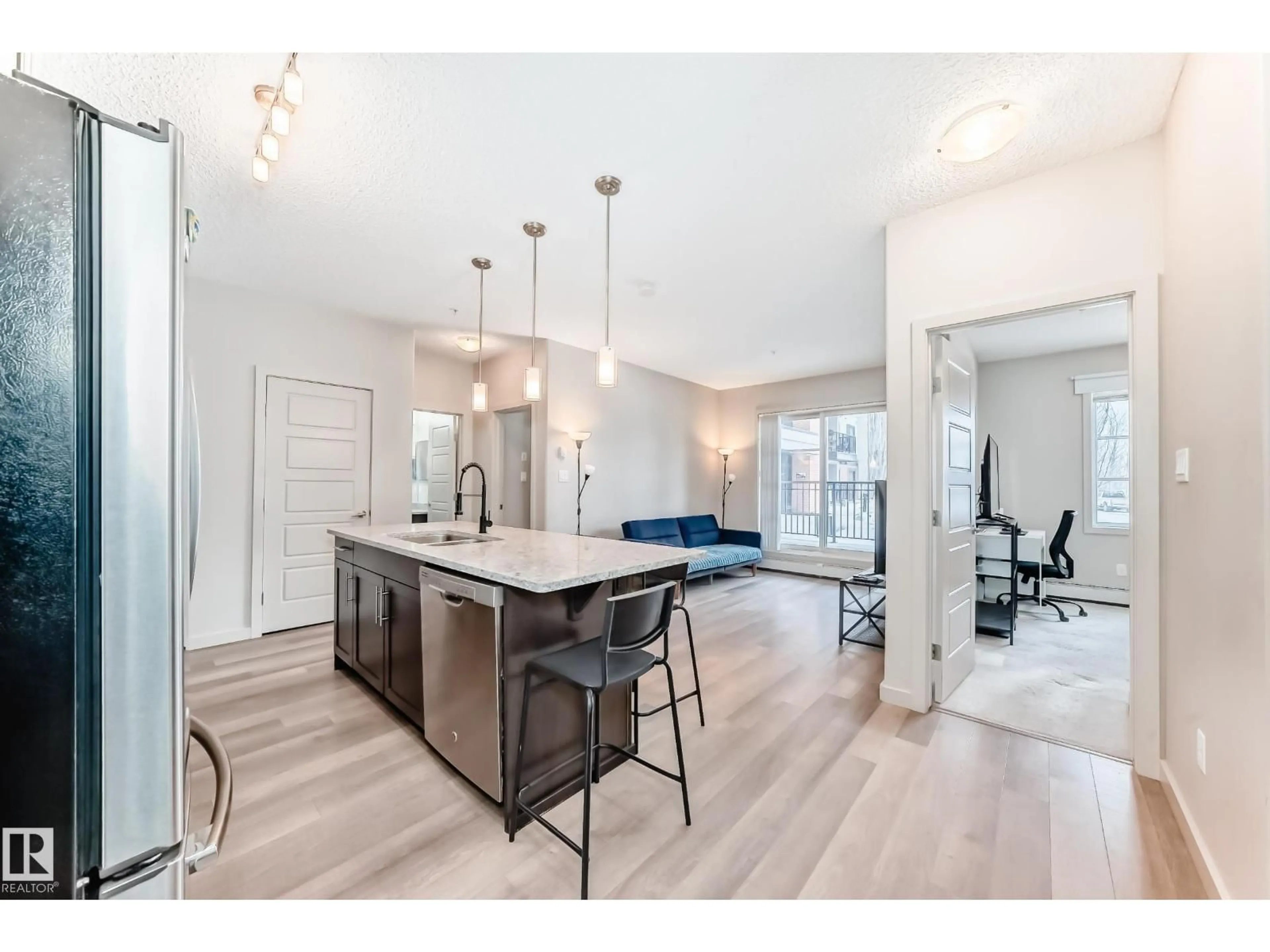 Open concept kitchen, unknown for #108 - 1144 ADAMSON DR, Edmonton Alberta T6W2X7